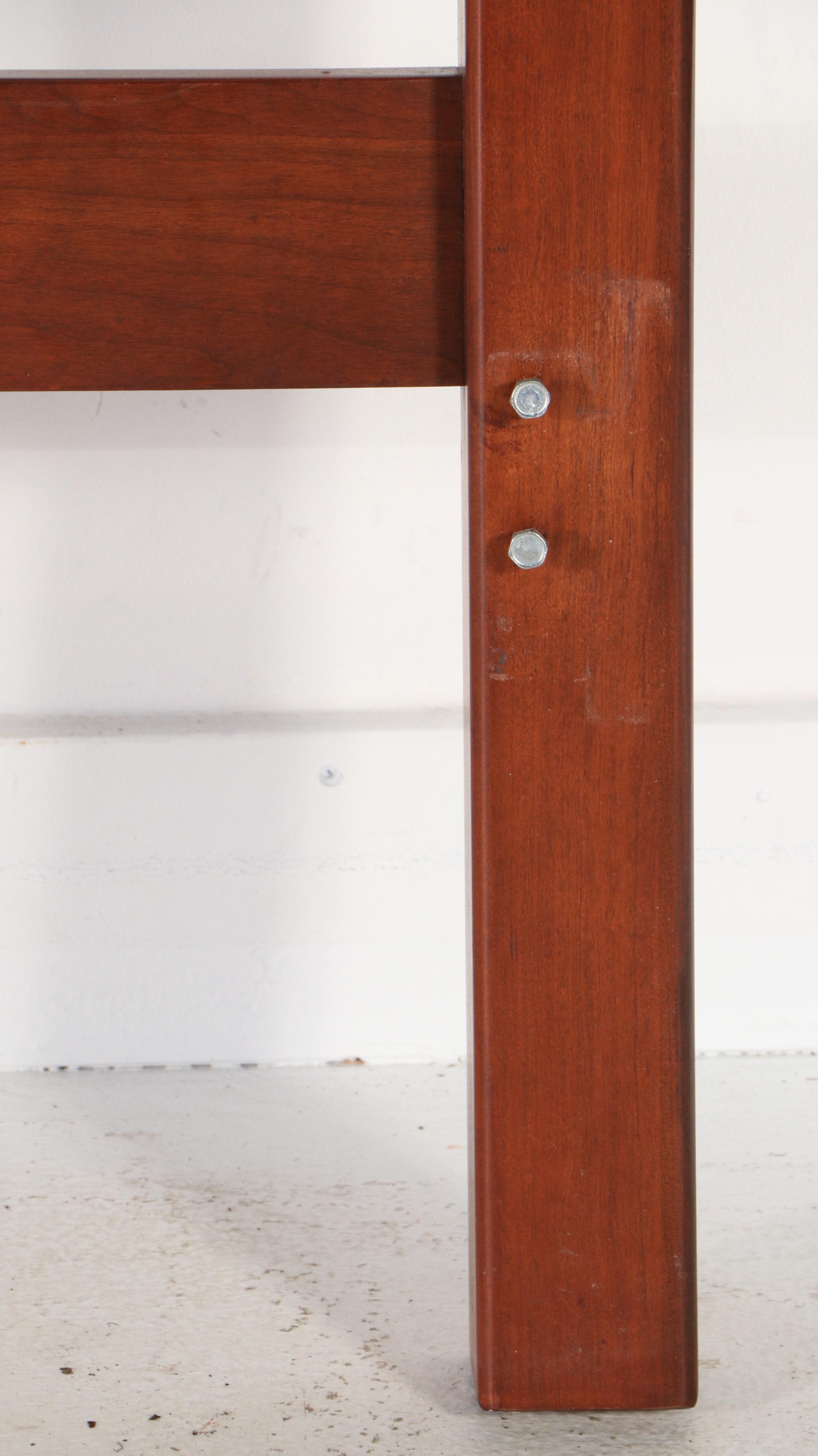 Early American Style Cherry Four Poster Queen Size Bed, 20th Century