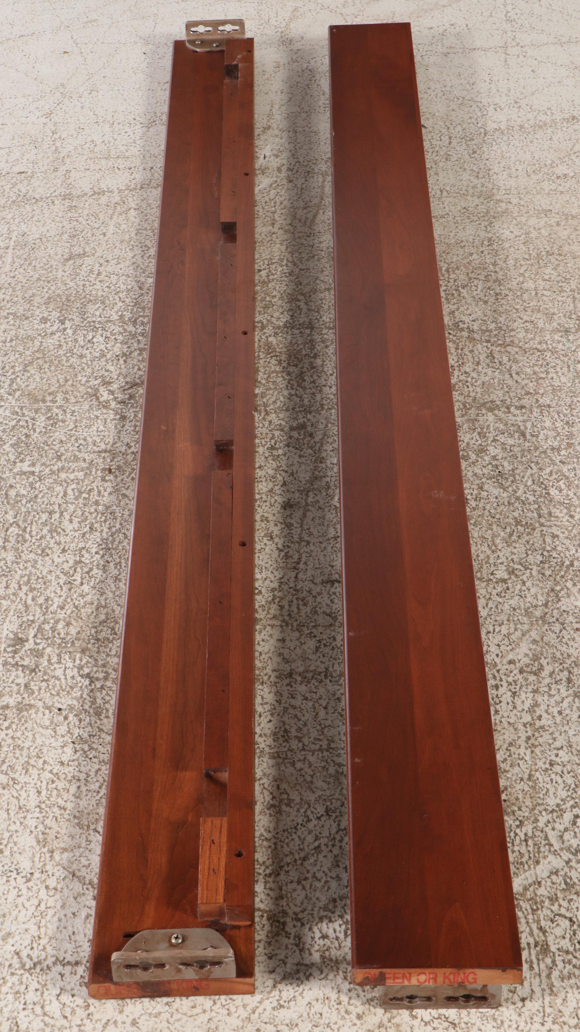 Early American Style Cherry Four Poster Queen Size Bed, 20th Century