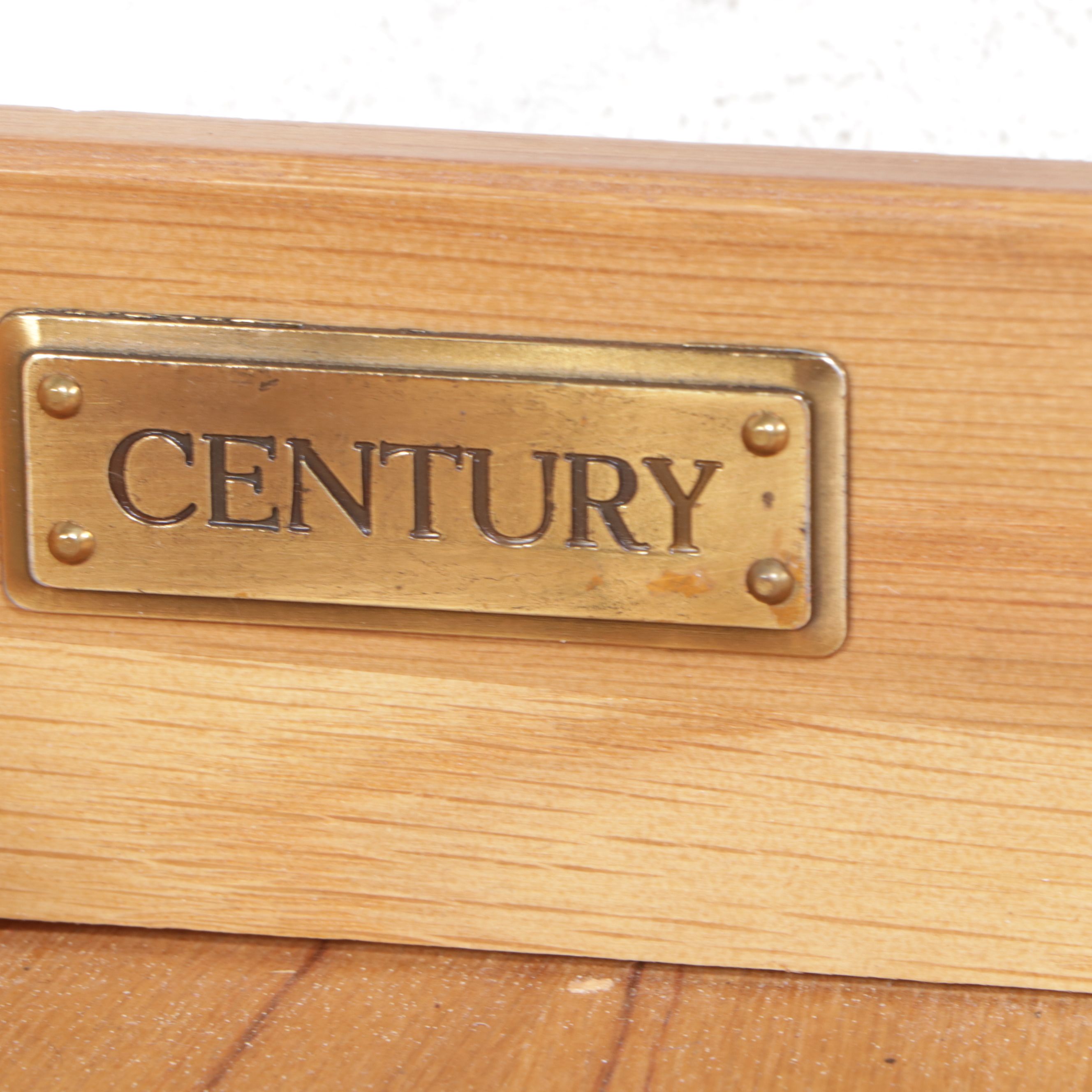 Century Furniture Federal Style Mahogany Secretary Desk with Hutch