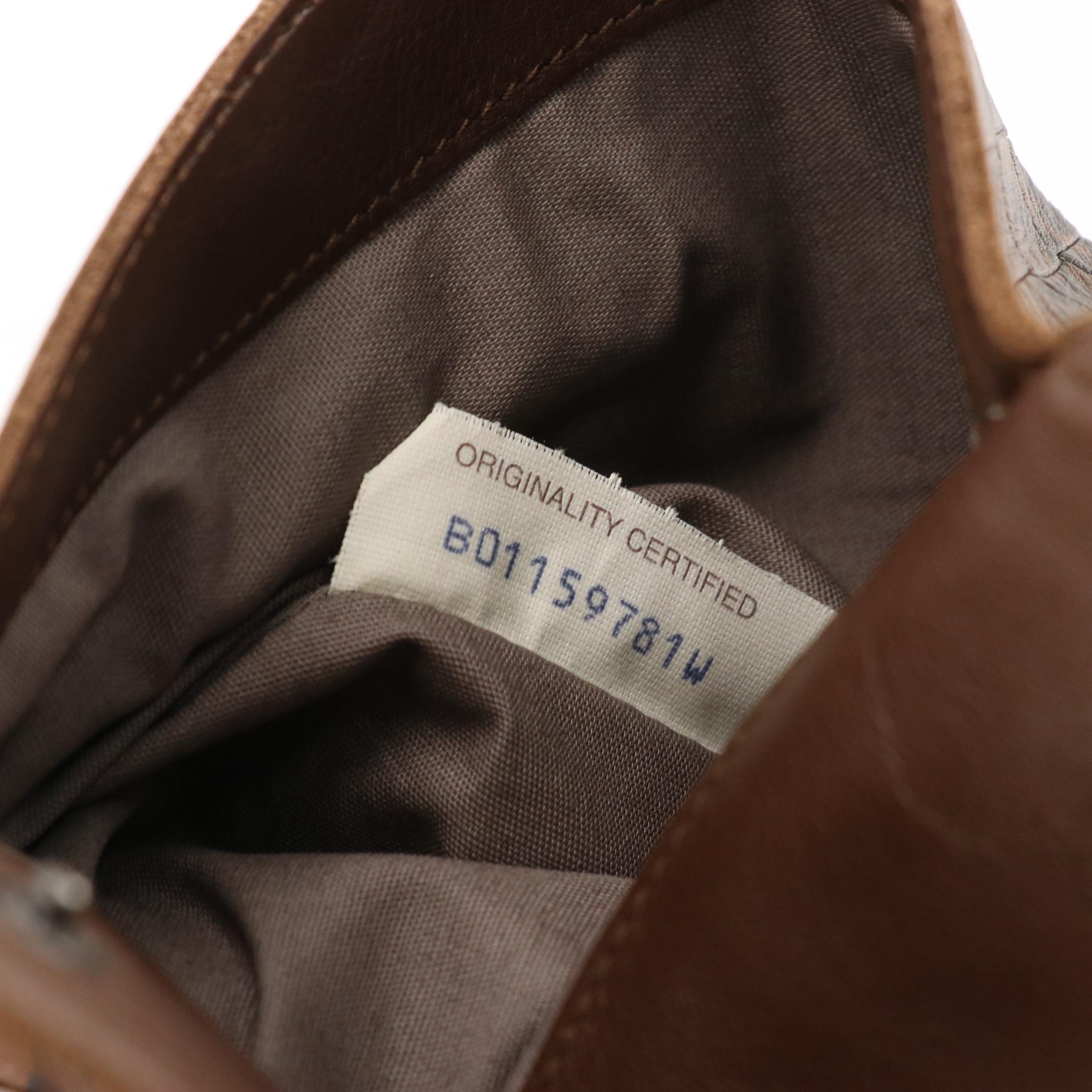 Bottega Veneta Chain Strap Mini Bag in Brown Butterfly Intreccio Mirage Leather