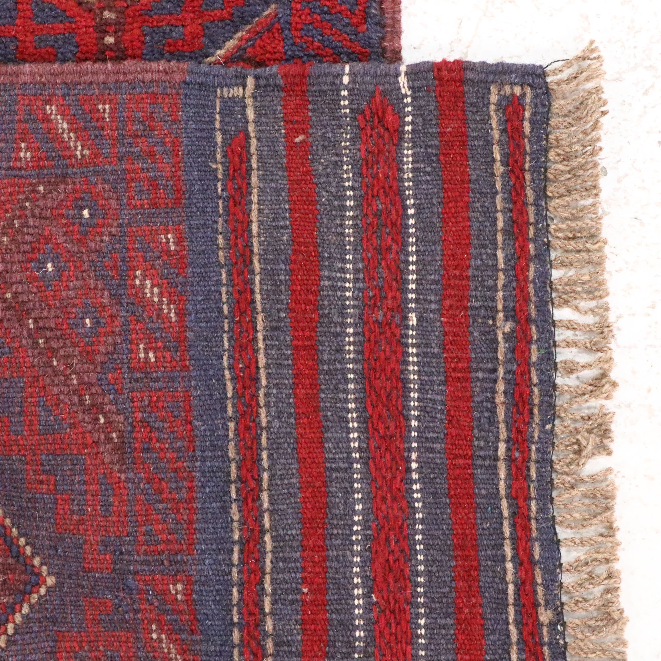 2'x 8'1 Handwoven Afghan Mashwani Carpet Runner