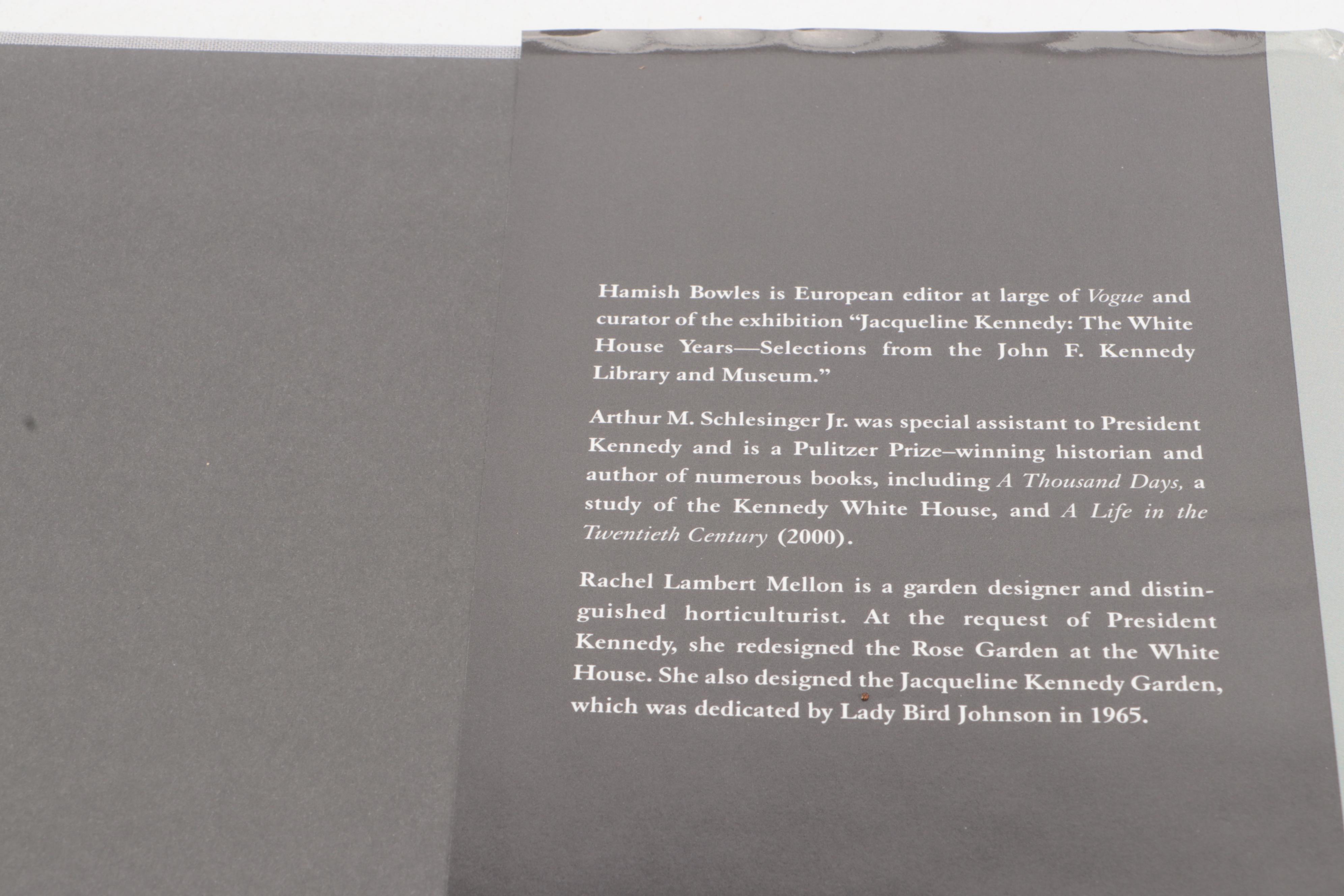 First Edition "Jacqueline Kennedy: The White House Years" by H. Bowles and More