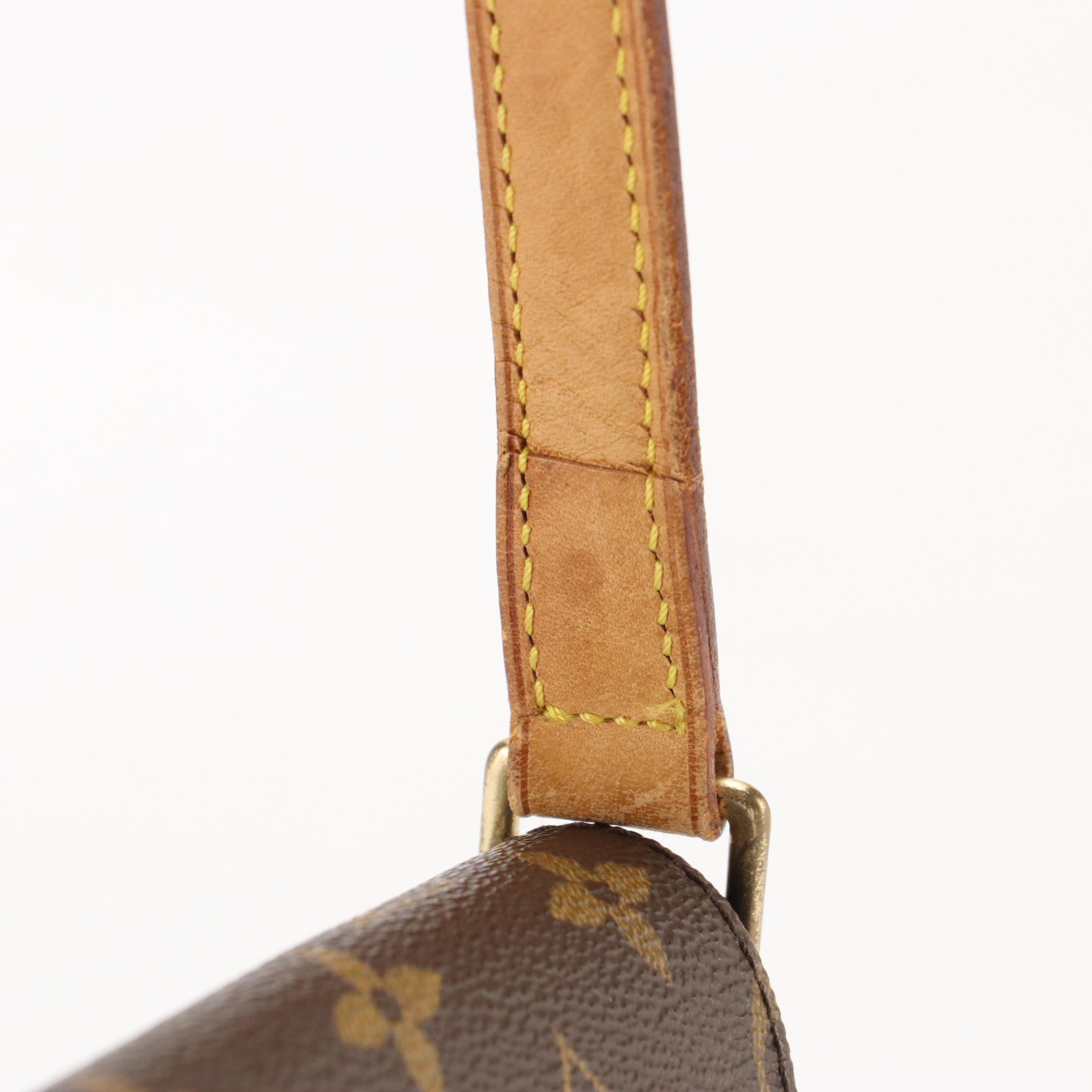 Louis Vuitton Musette Tango Shoulder Bag in Monogram Canvas and Vachetta Leather