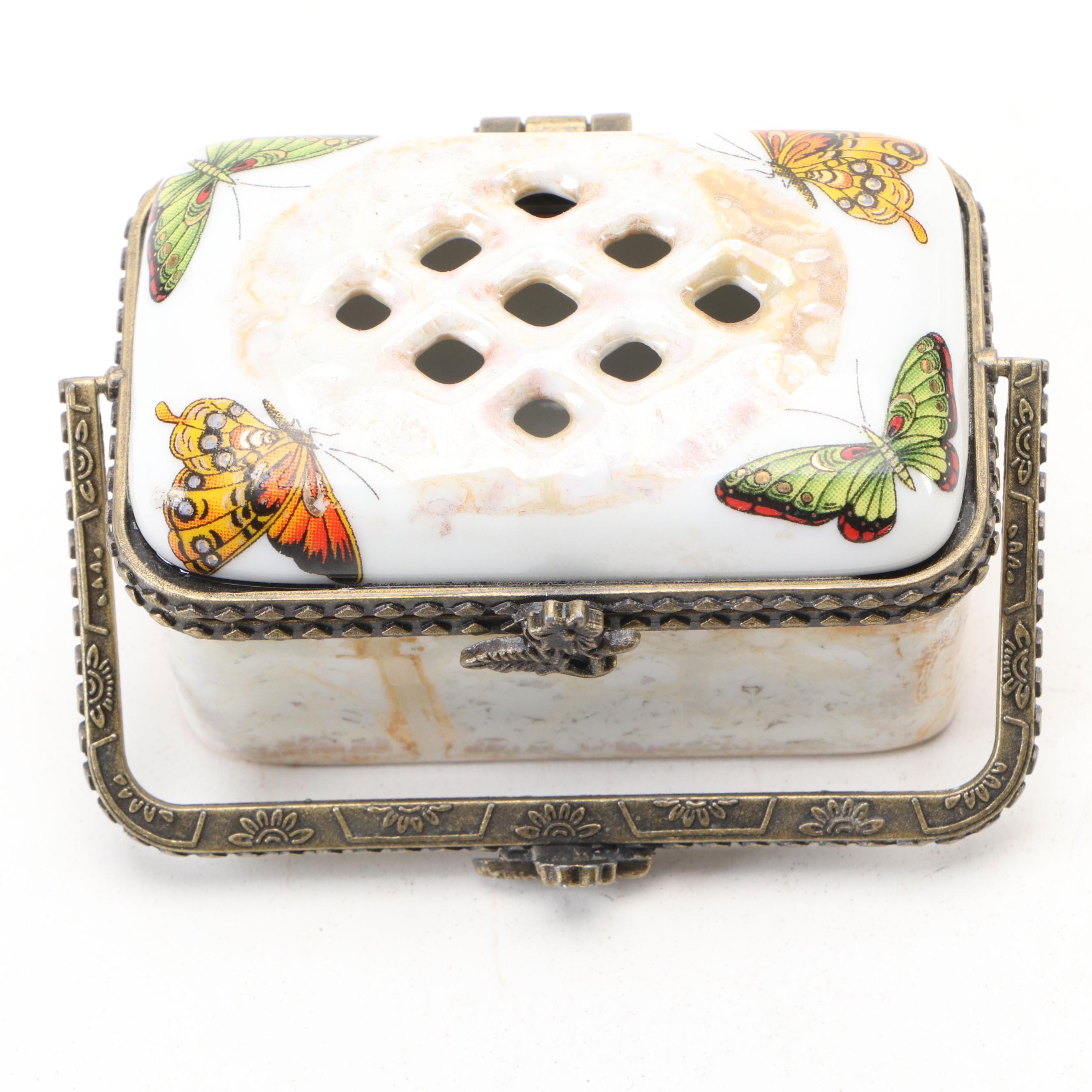 Parry Vieille Porcelain Boot Limoges Box and Other Porcelain Boxes