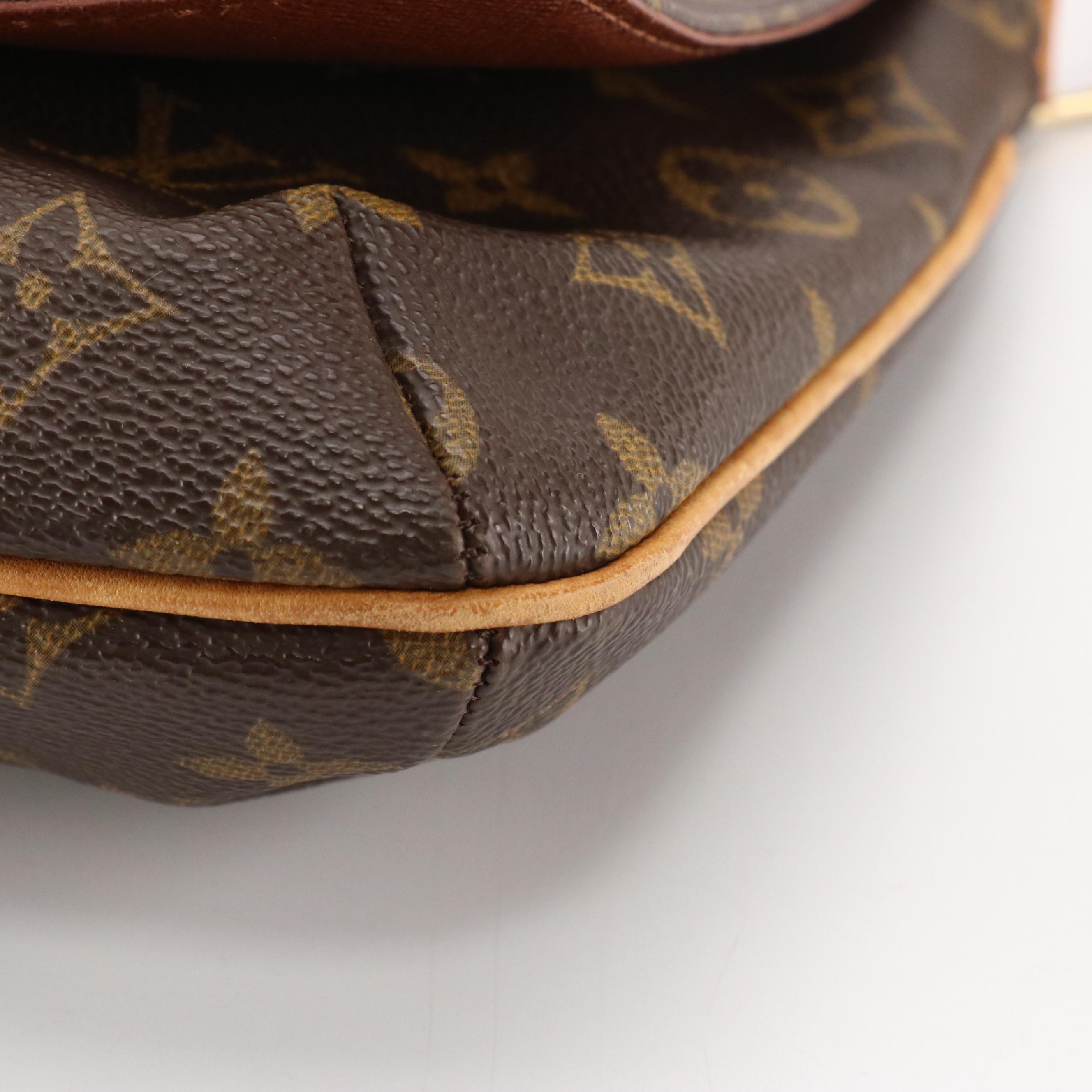 Louis Vuitton Musette Tango Shoulder Bag in Monogram Canvas and Vachetta Leather
