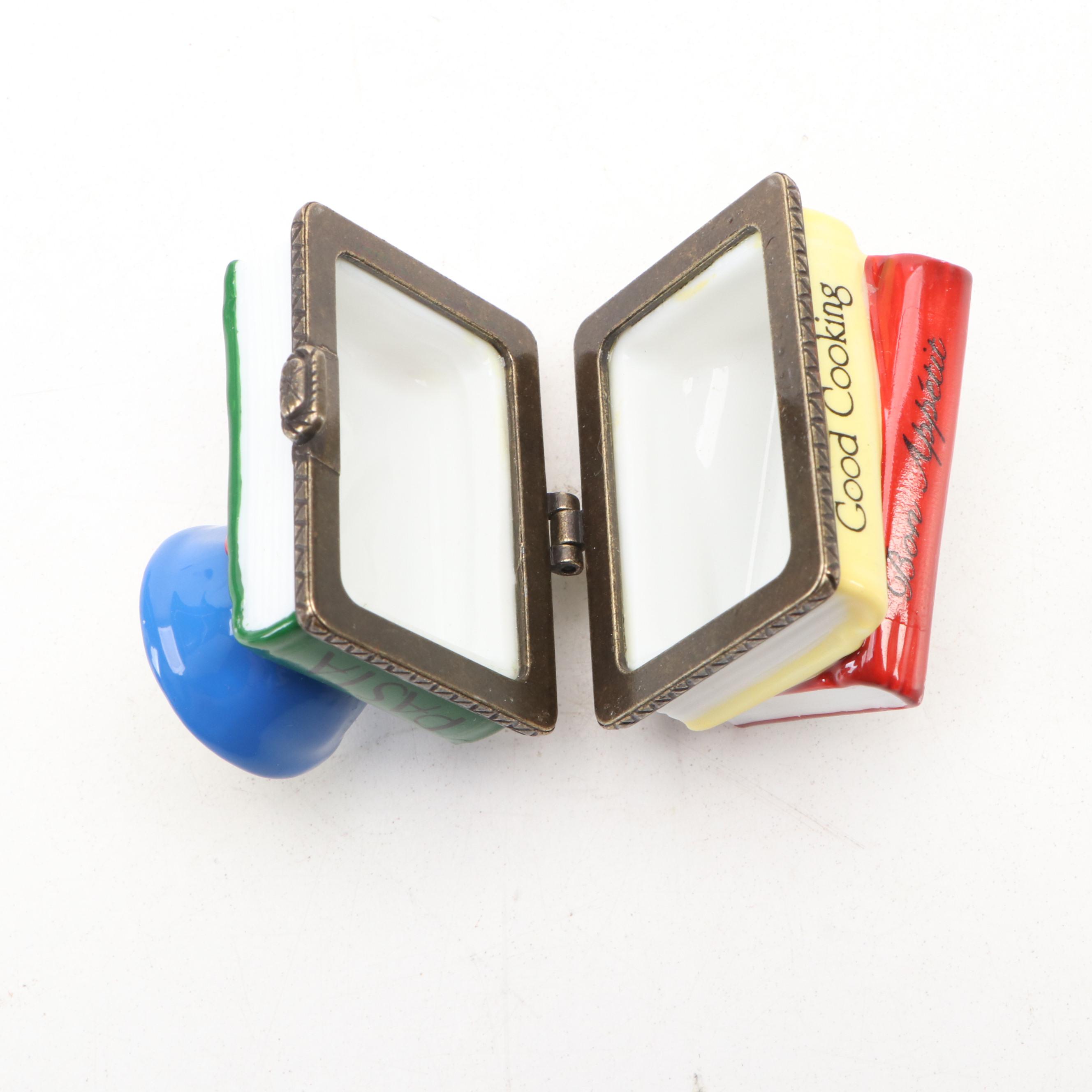 Parry Vieille Porcelain Boot Limoges Box and Other Porcelain Boxes