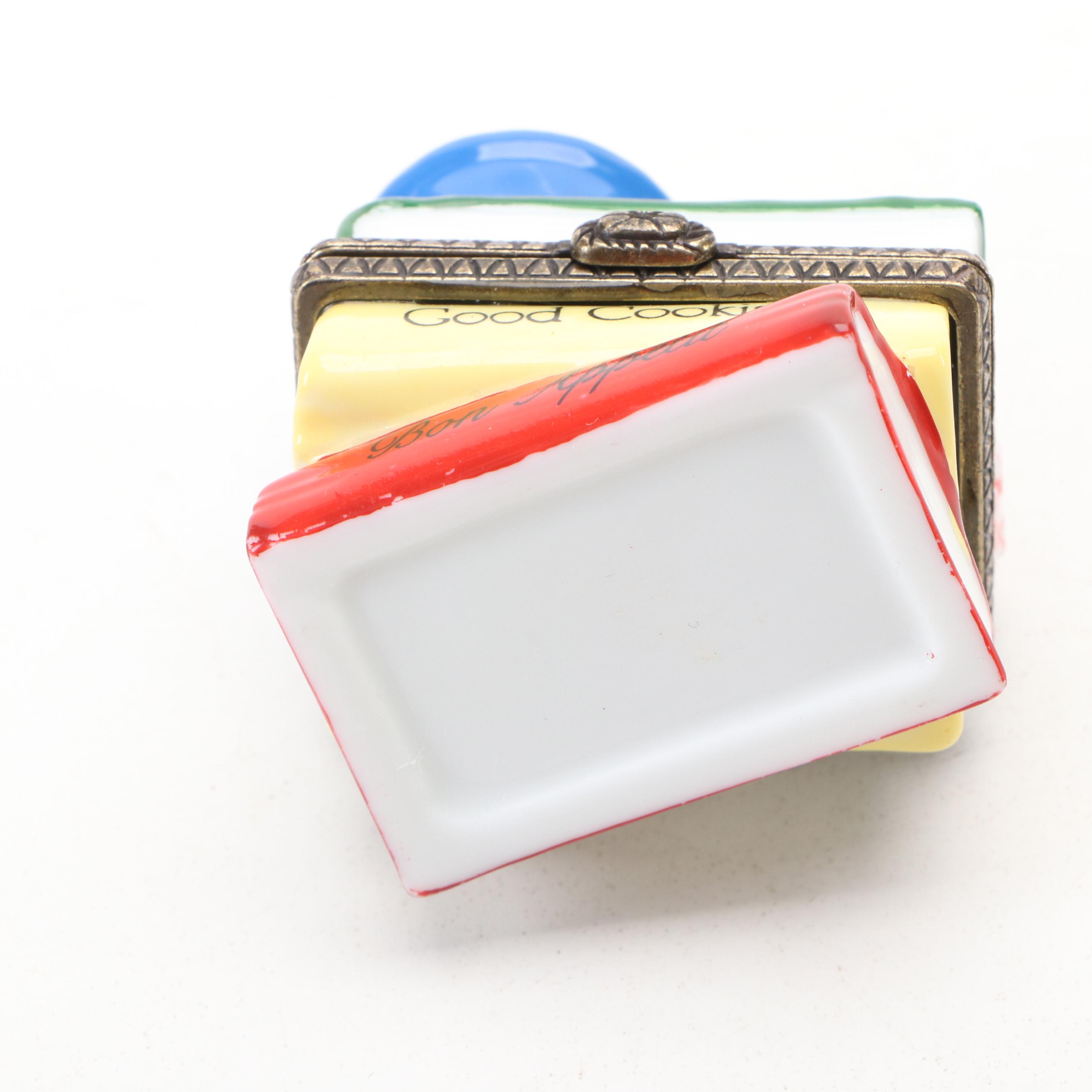 Parry Vieille Porcelain Boot Limoges Box and Other Porcelain Boxes