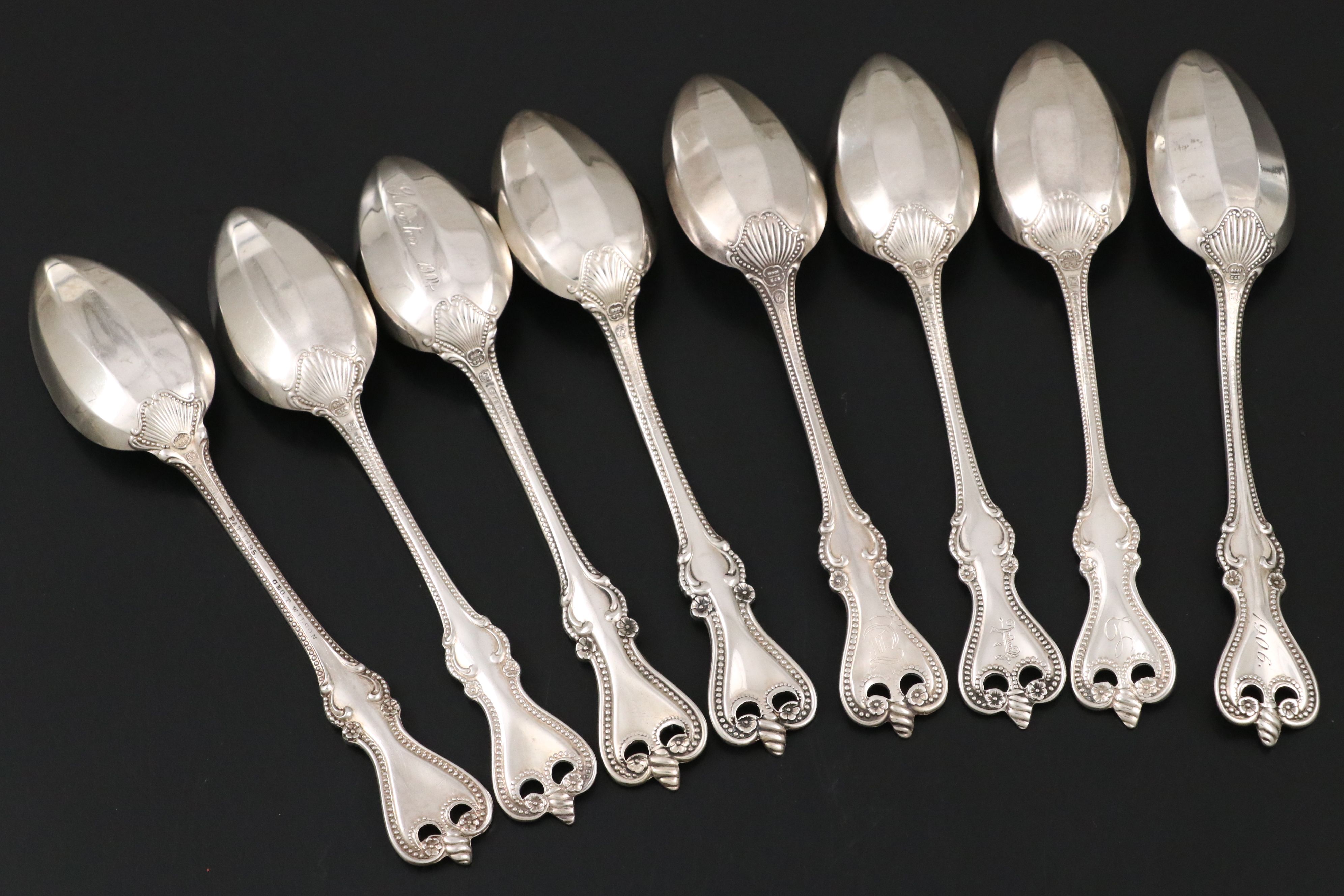 Towle "Old Colonial" Sterling Silver Teaspoons, Early 20th Century