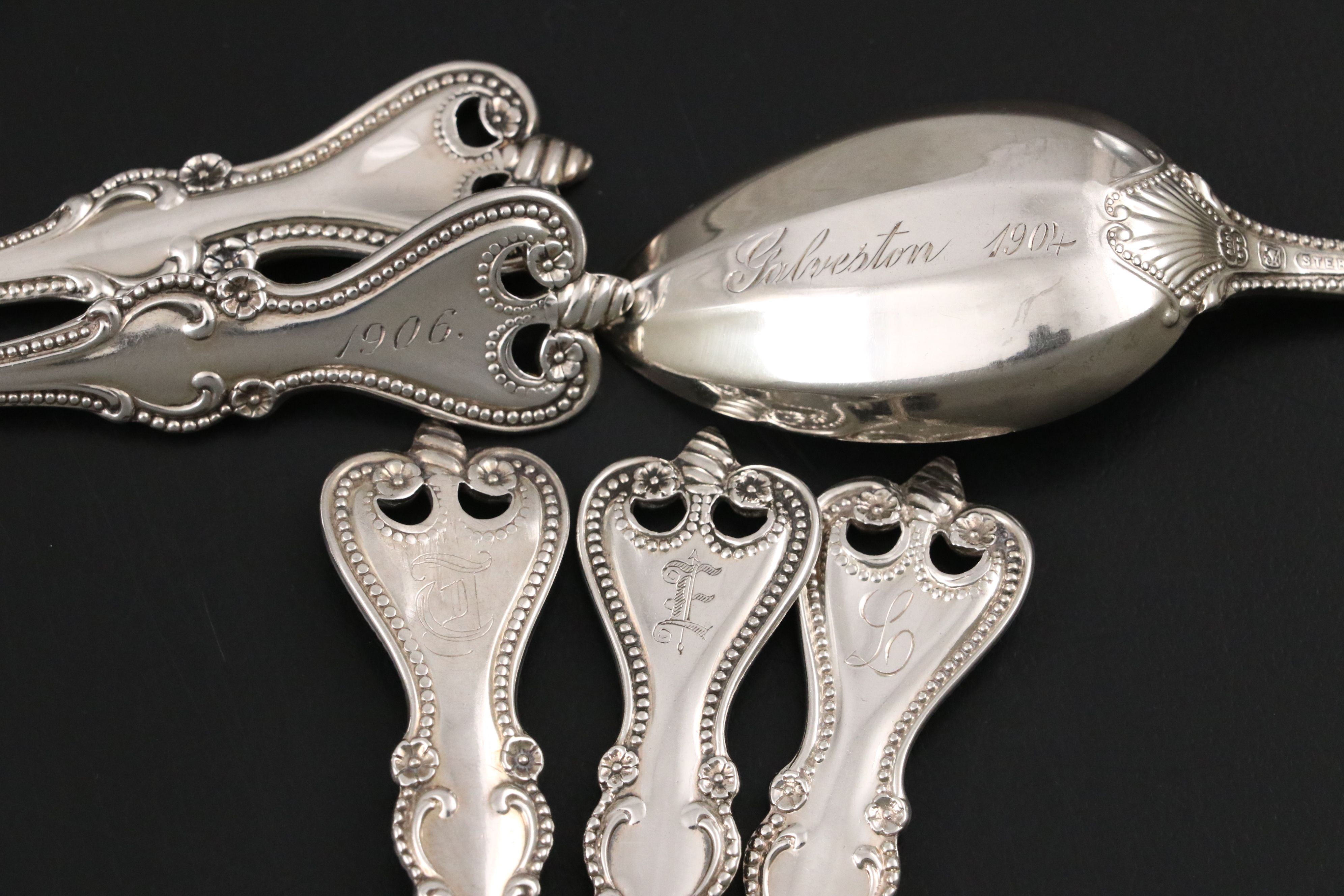 Towle "Old Colonial" Sterling Silver Teaspoons, Early 20th Century