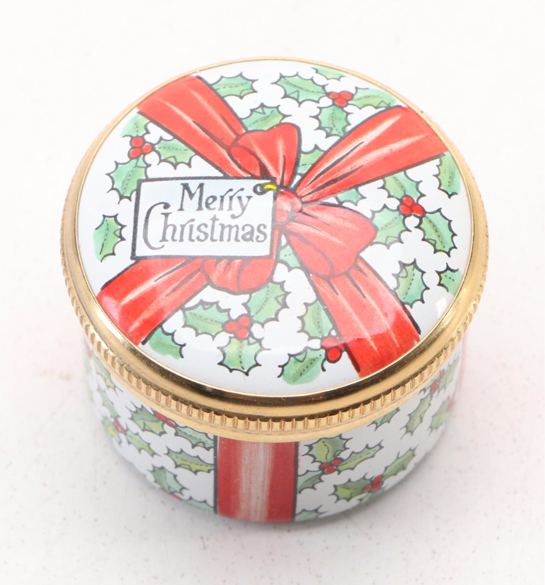 Bilston & Battersea for Cartier Enameled Box and Other English Enameled Boxes