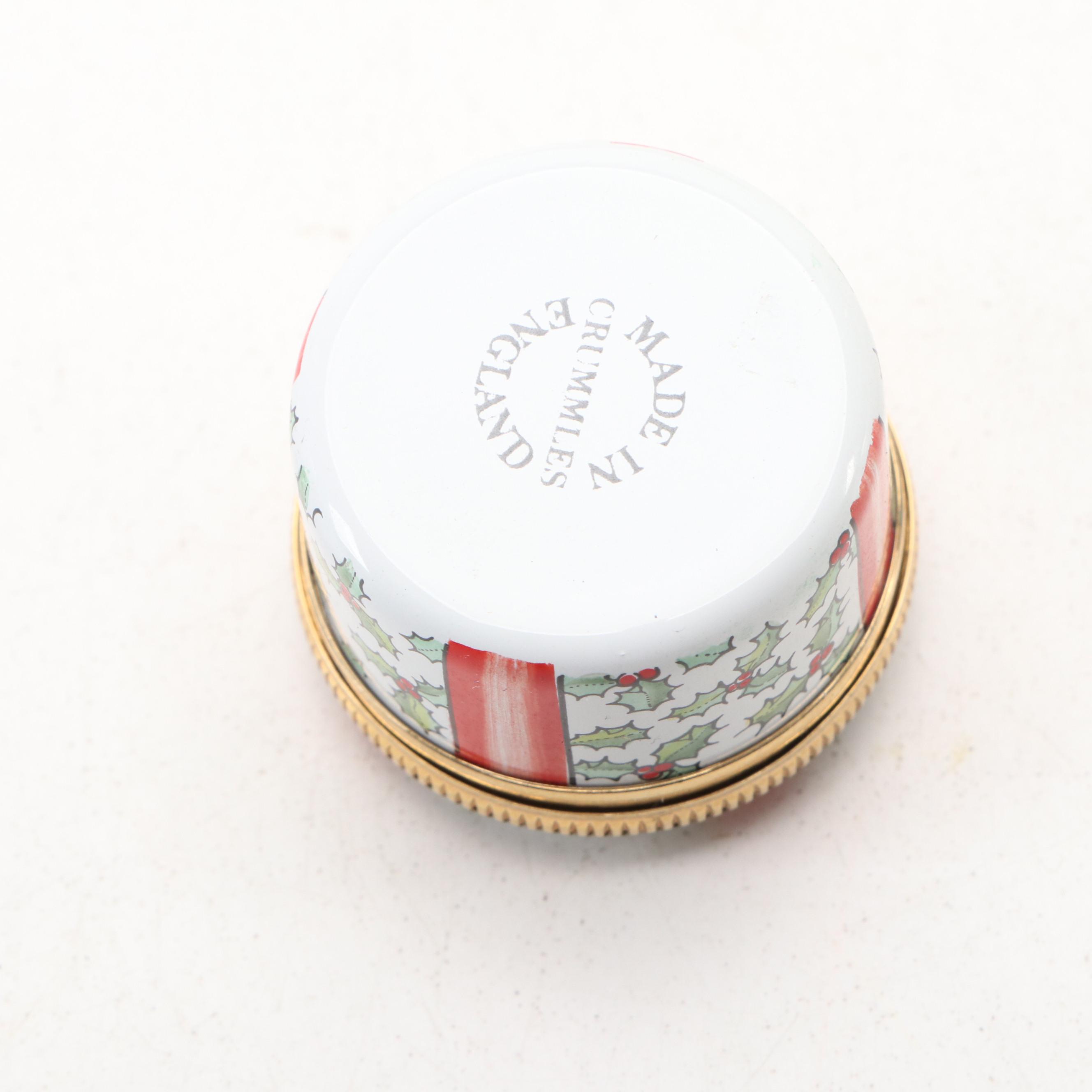 Bilston & Battersea for Cartier Enameled Box and Other English Enameled Boxes