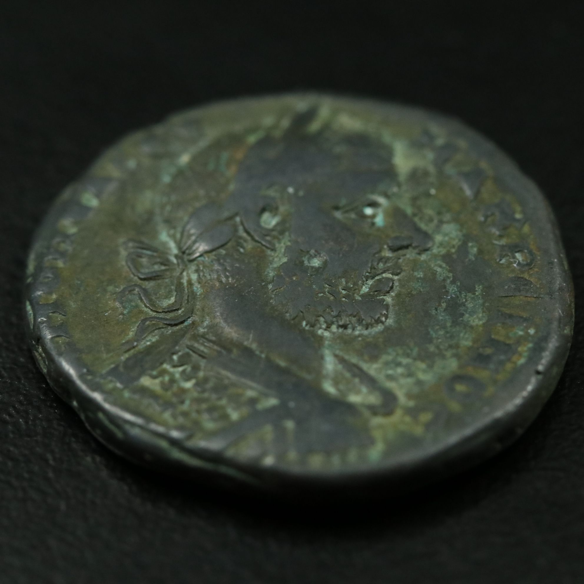 Ancient Roman Provincial Æ25 Coin of Macrinus, ca. 217 A.D.