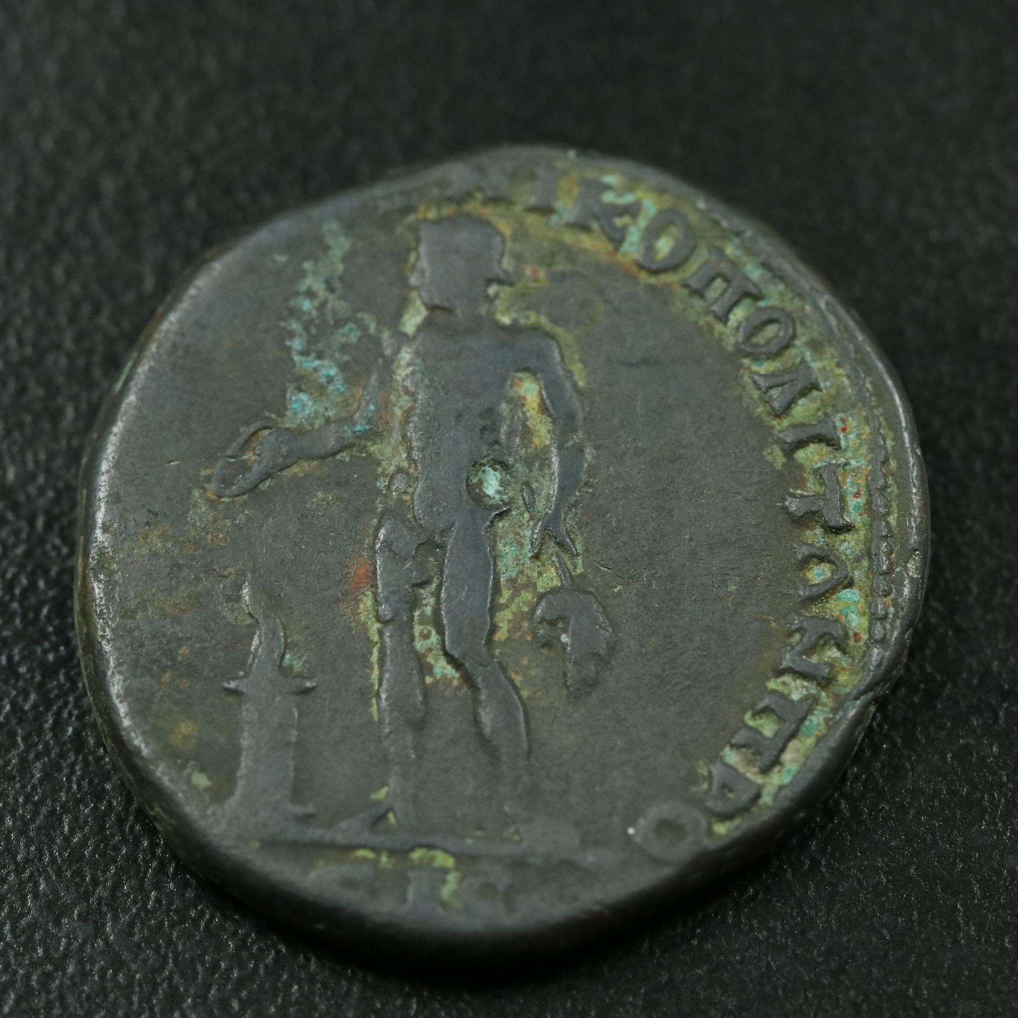 Ancient Roman Provincial Æ25 Coin of Macrinus, ca. 217 A.D.