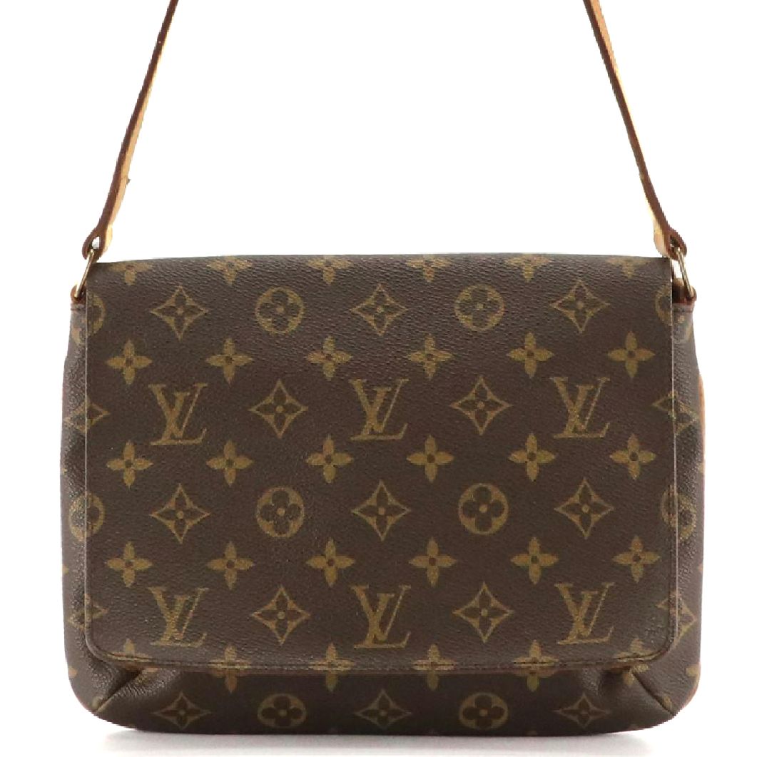 Louis Vuitton Musette Tango Shoulder Bag in Monogram Canvas and Vachetta Leather