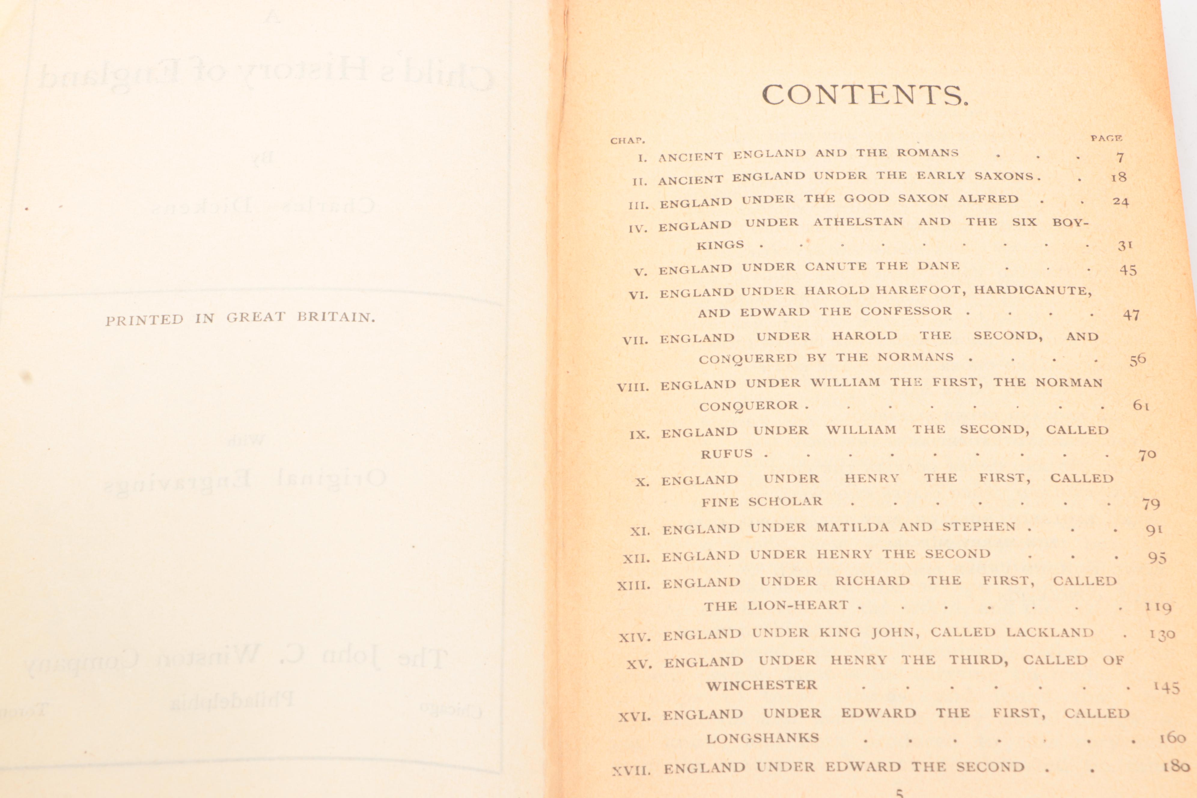 Leather Bound "The Works of Charles Dickens" Partial Set, Early 20th Century
