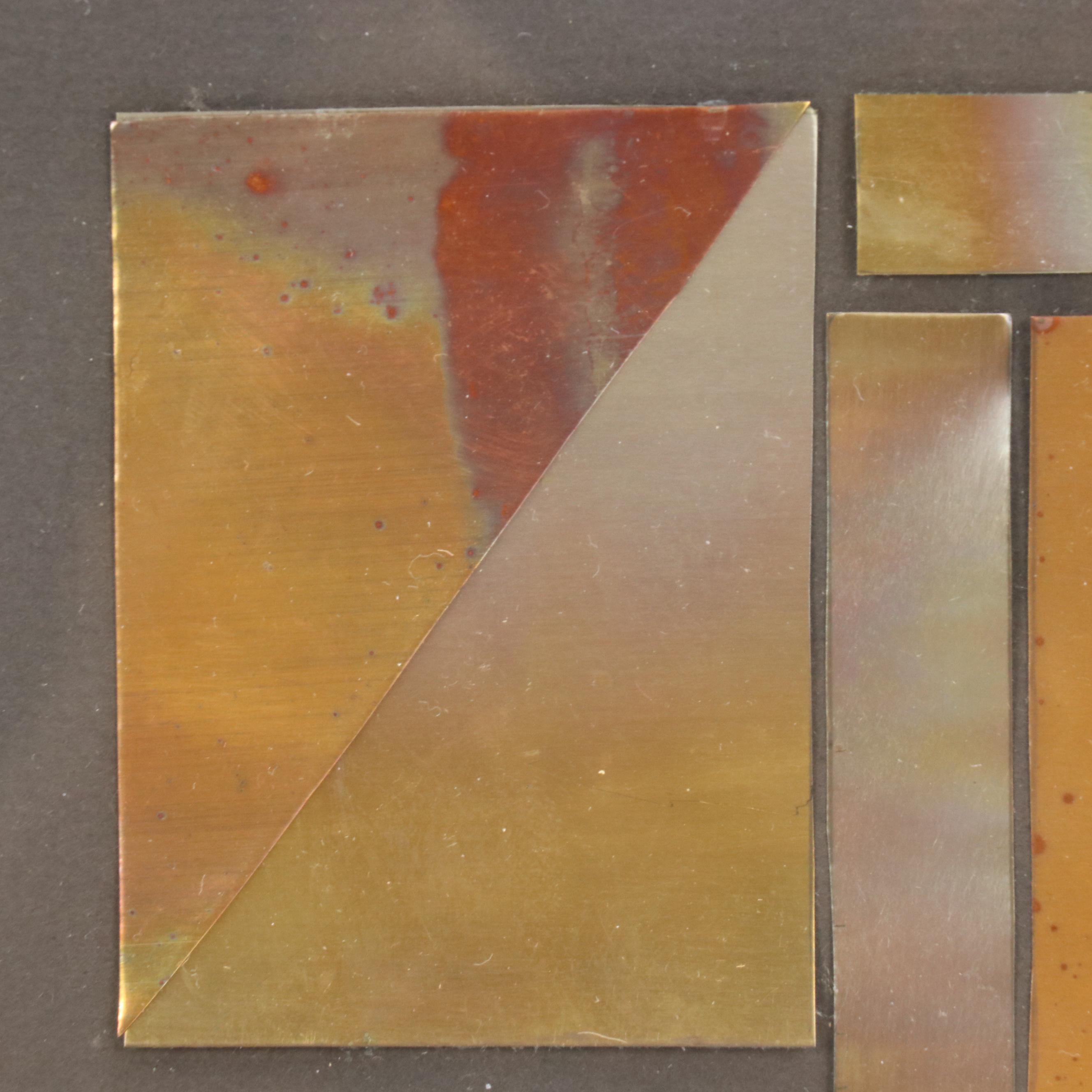 The Craftsman Collection Geometric Metal Assemblage "Little Kims", Set of Four