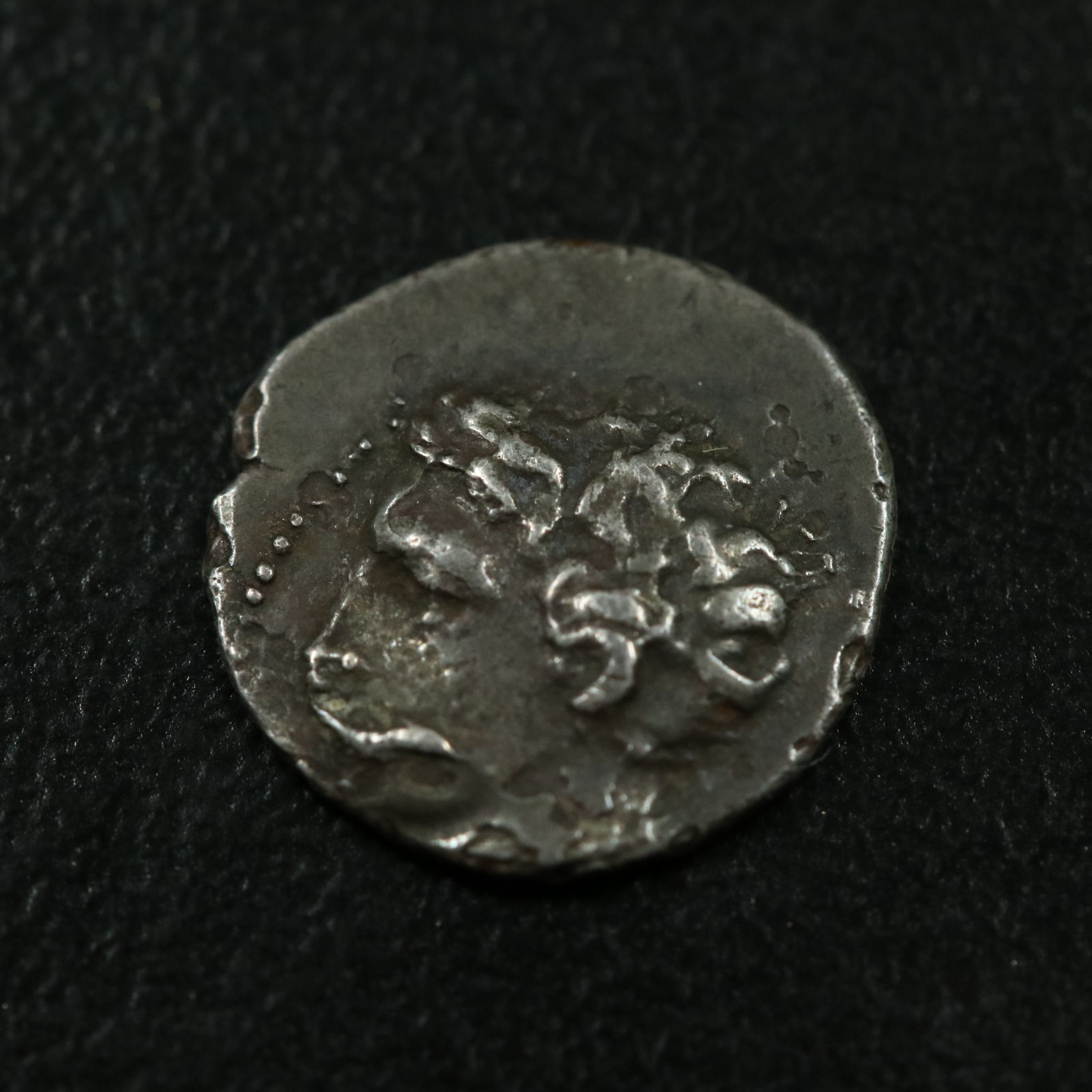 Ancient Gaul, Massalia AR Obol Coin, ca. 310 B.C.
