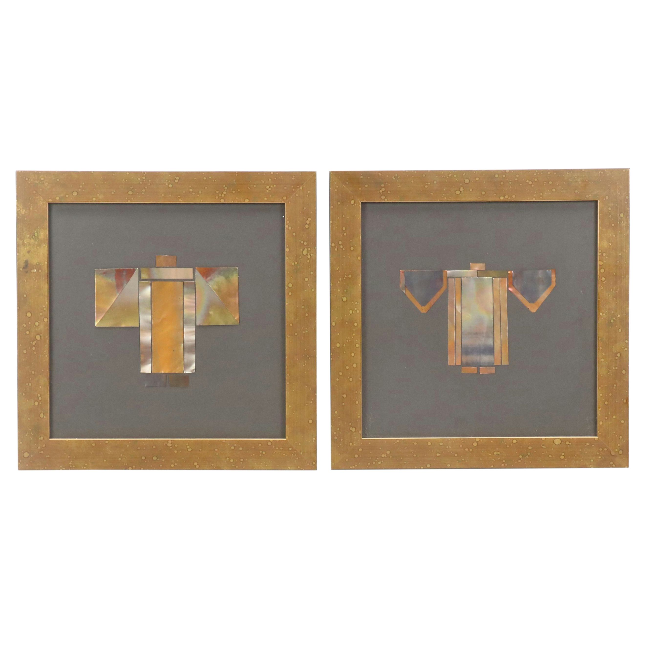 The Craftsman Collection Geometric Metal Assemblage "Little Kims", Set of Four