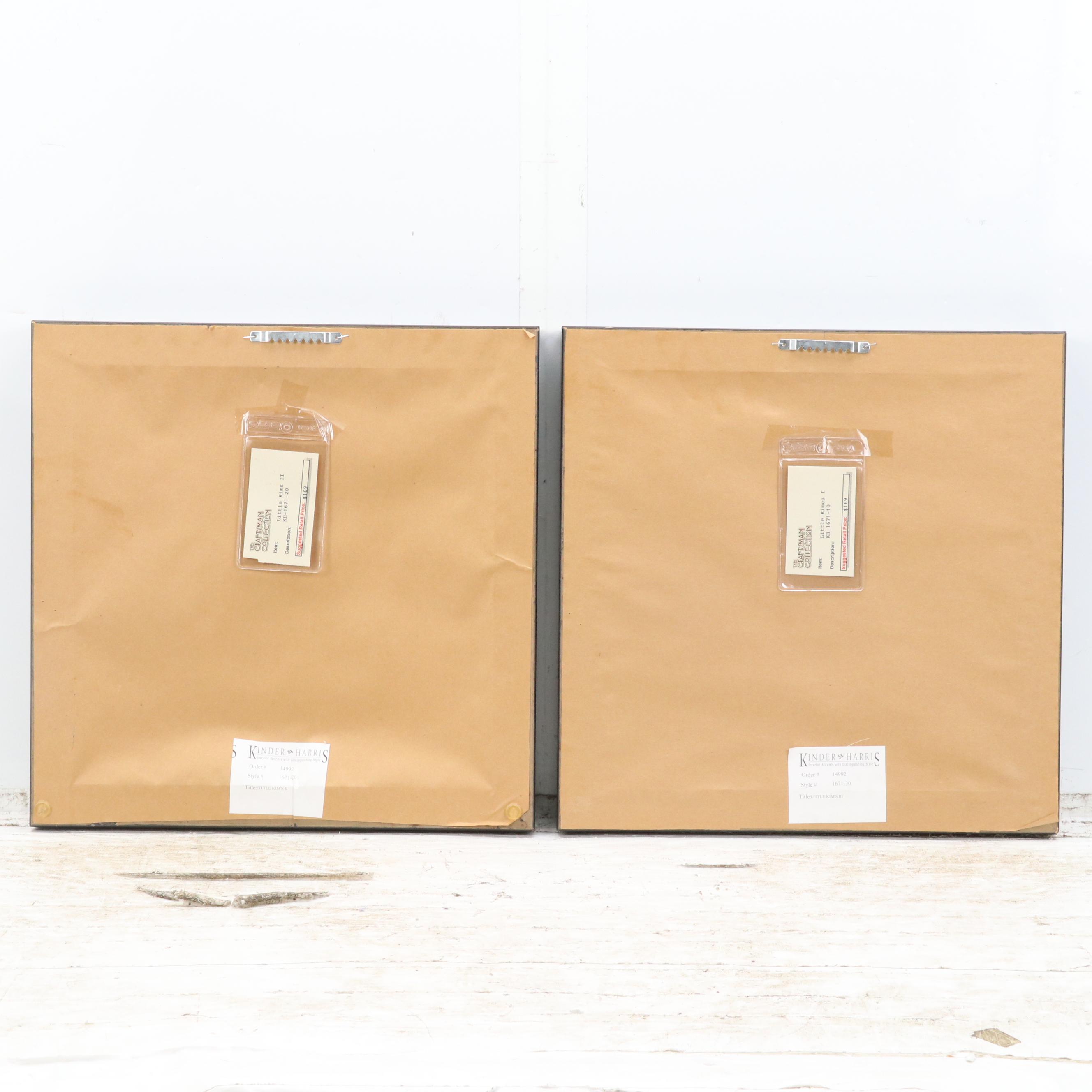 The Craftsman Collection Geometric Metal Assemblage "Little Kims", Set of Four