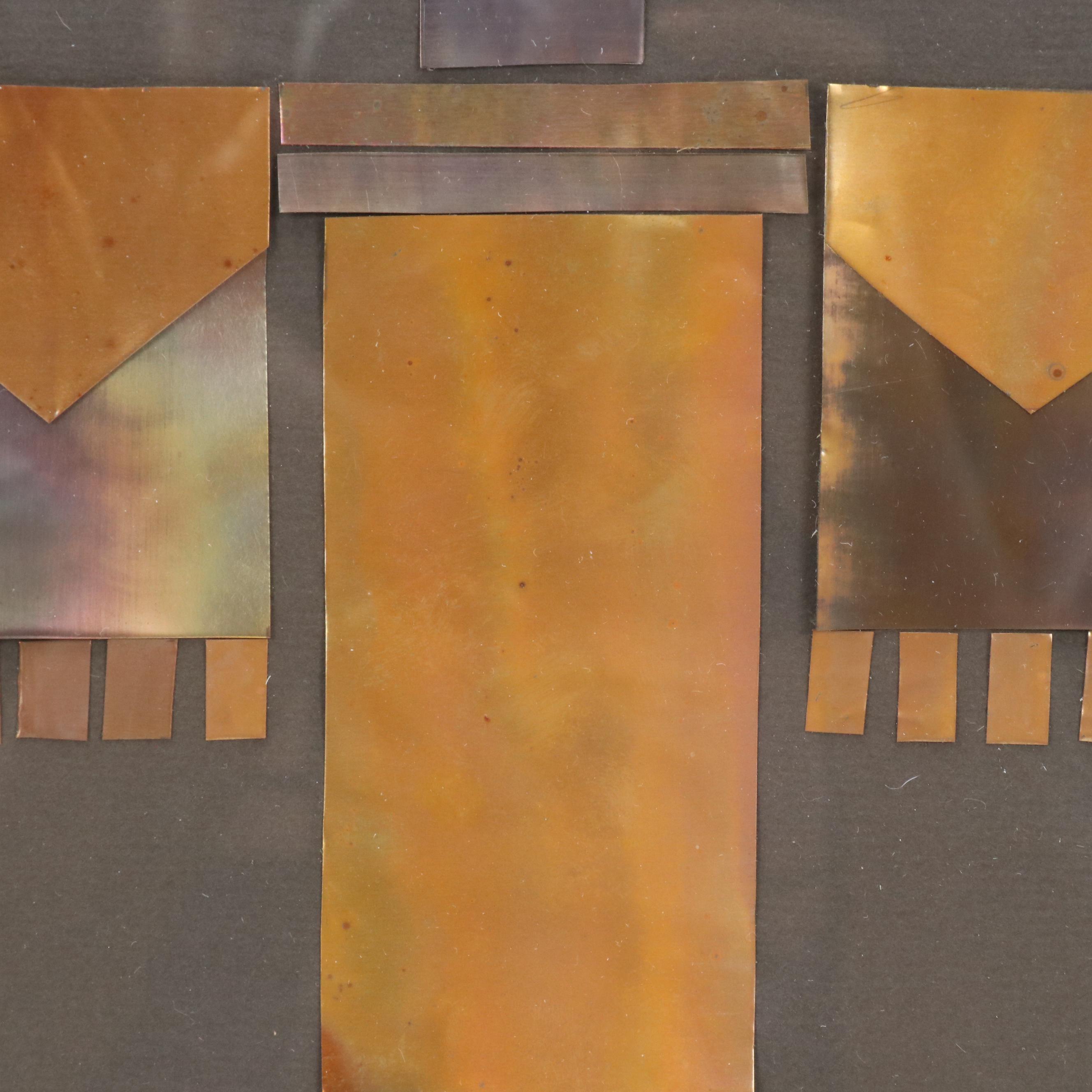 The Craftsman Collection Geometric Metal Assemblage "Little Kims", Set of Four