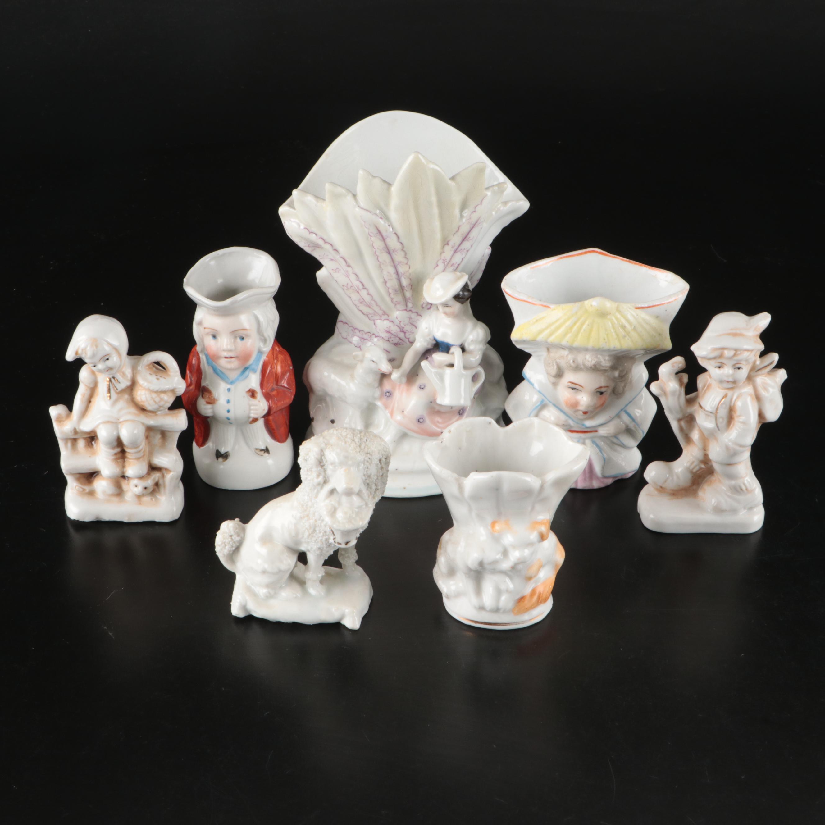 Victorian Style Miniature Toby Jug with Farinings and Other Decor