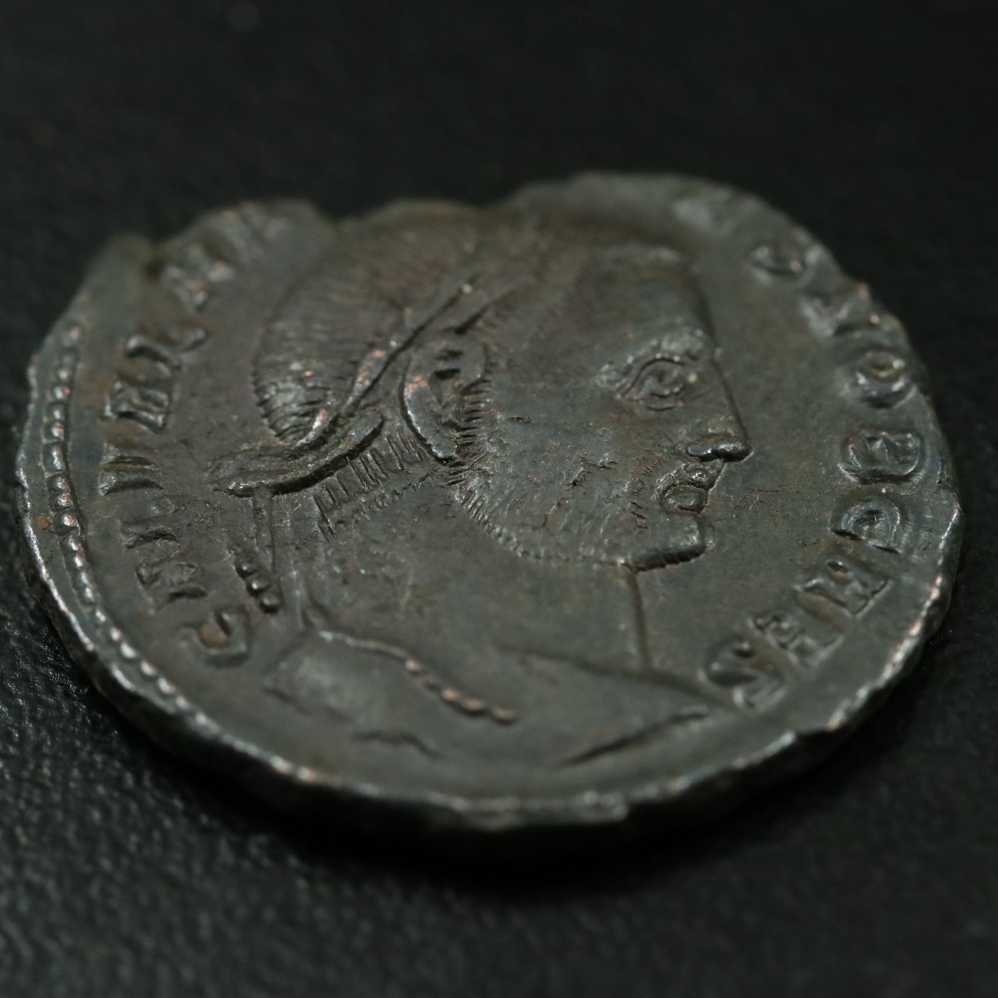 Ancient Roman Imperial Æ Follis Coin of Galerius, ca. 308 A.D.
