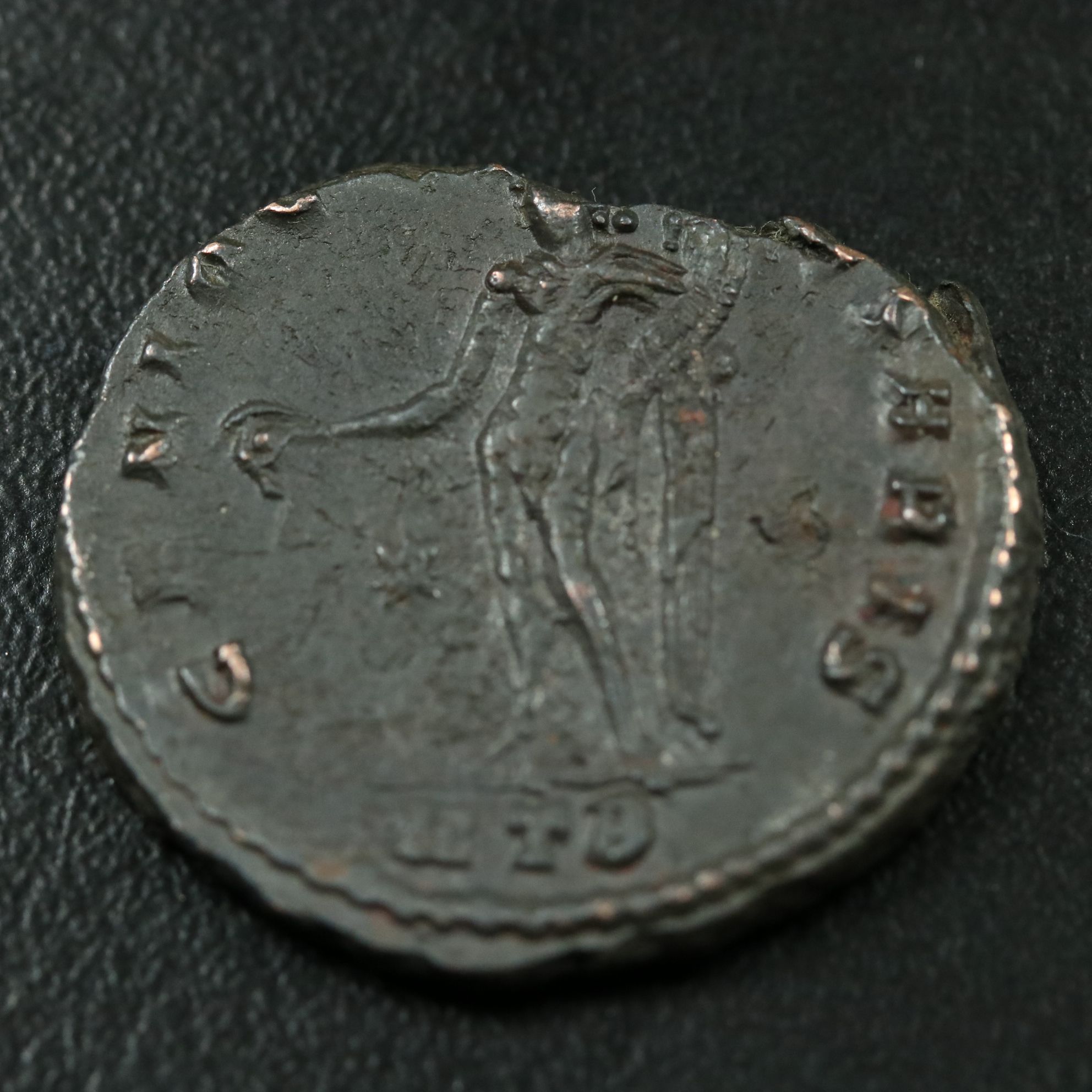 Ancient Roman Imperial Æ Follis Coin of Galerius, ca. 308 A.D.