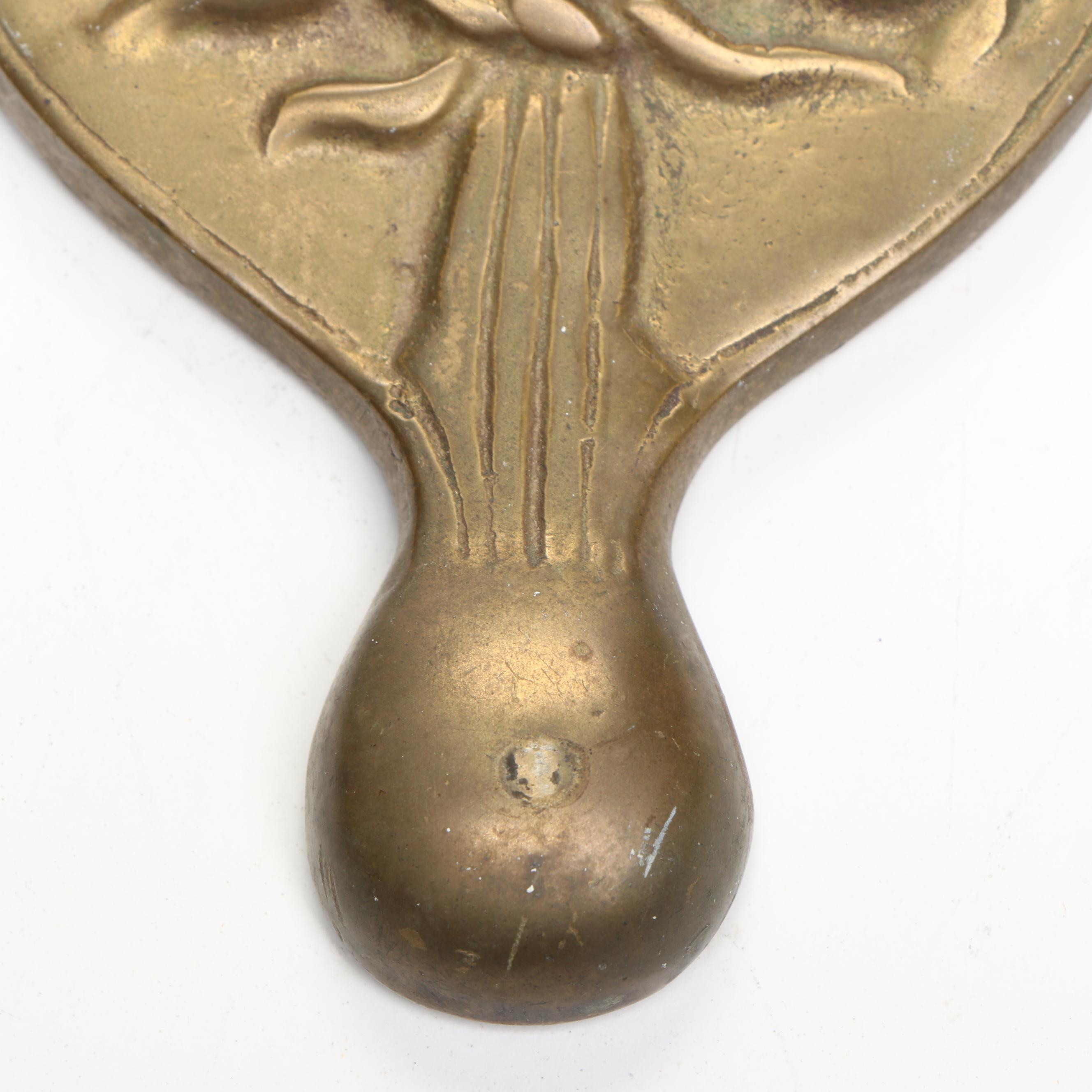 Neo-Grec Style Medusa Figural Cast Brass Door Knocker