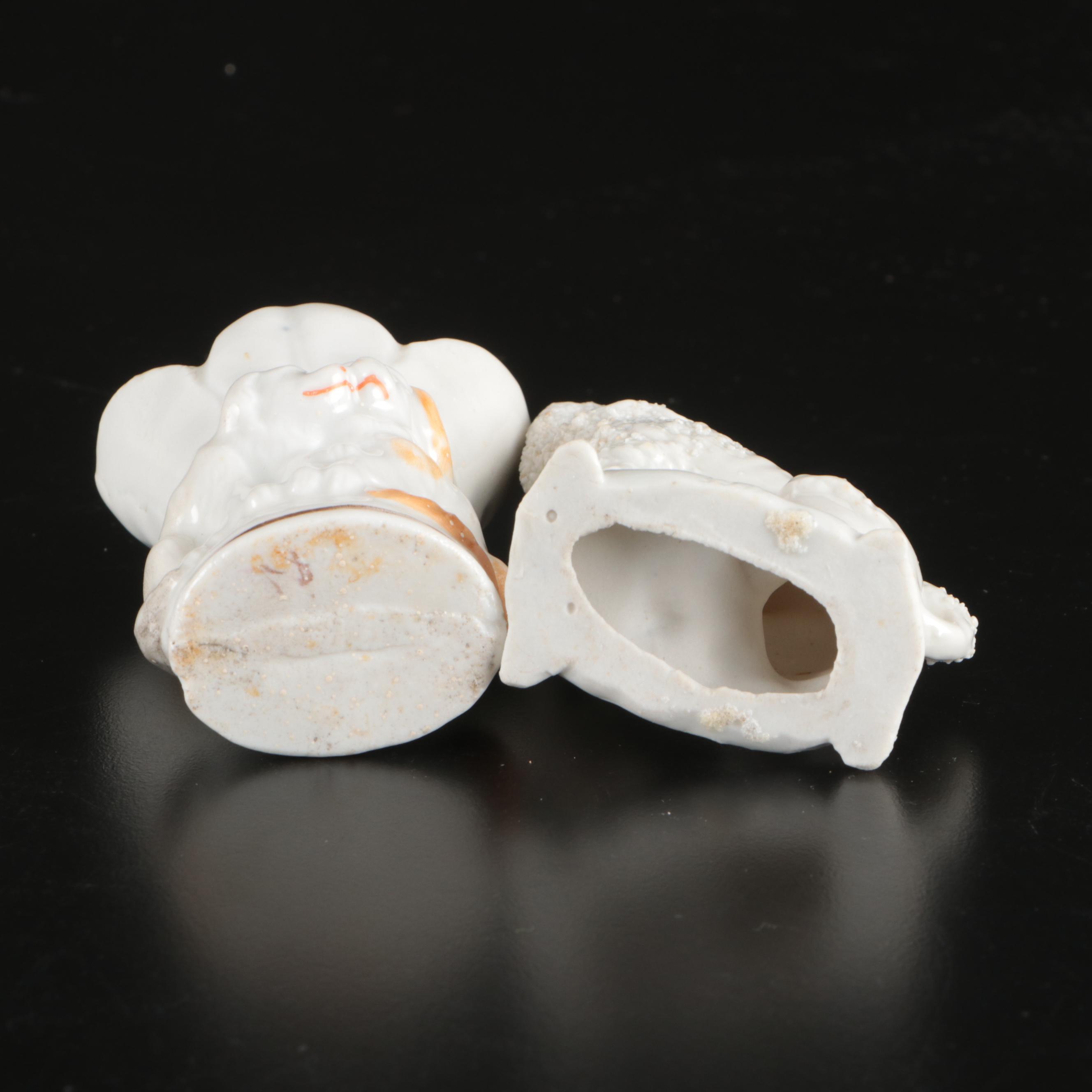 Victorian Style Miniature Toby Jug with Farinings and Other Decor