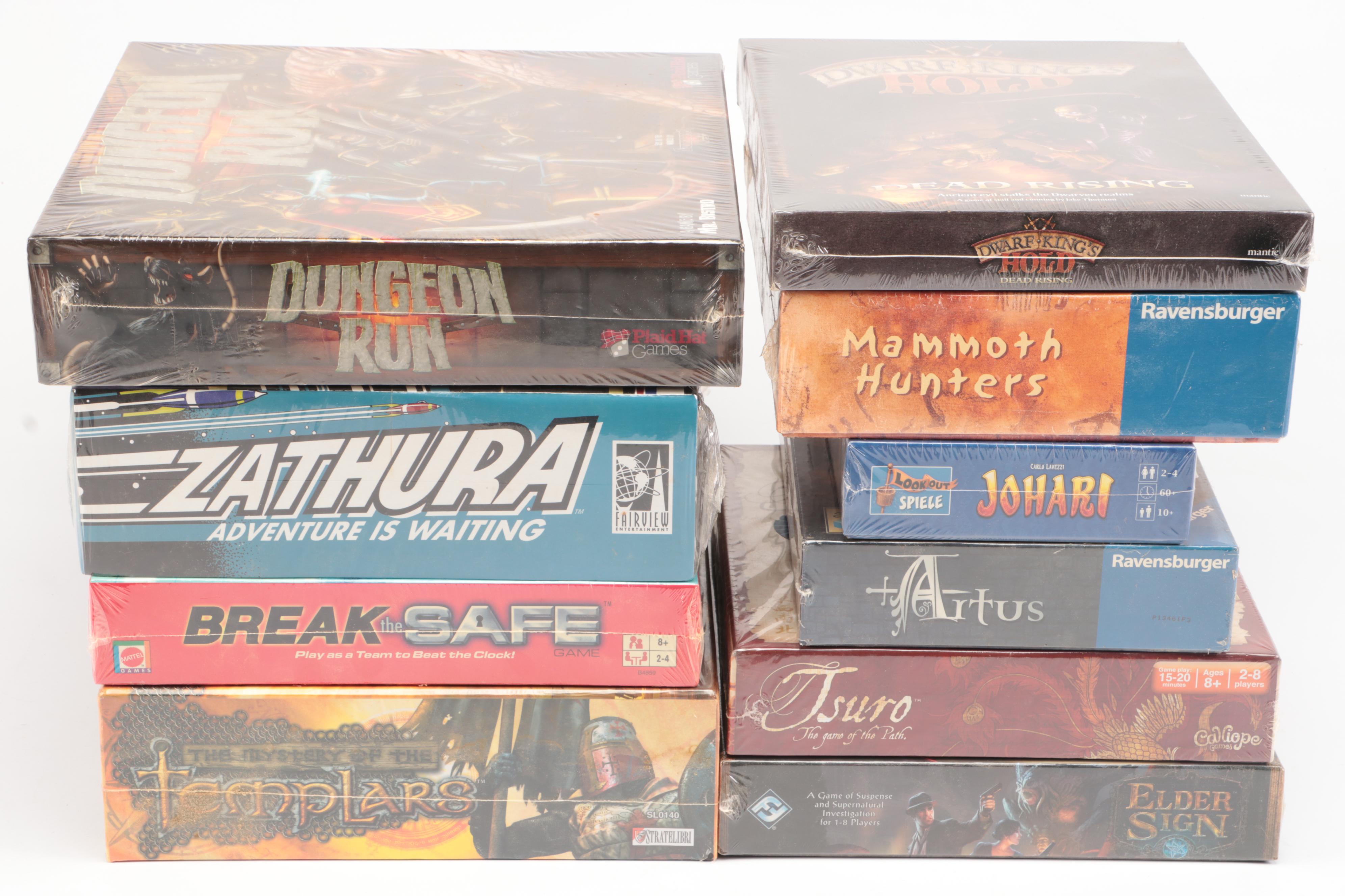 "Zathura", "Break The Safe", "Mammoth Hunters", and Other Sealed Board Games