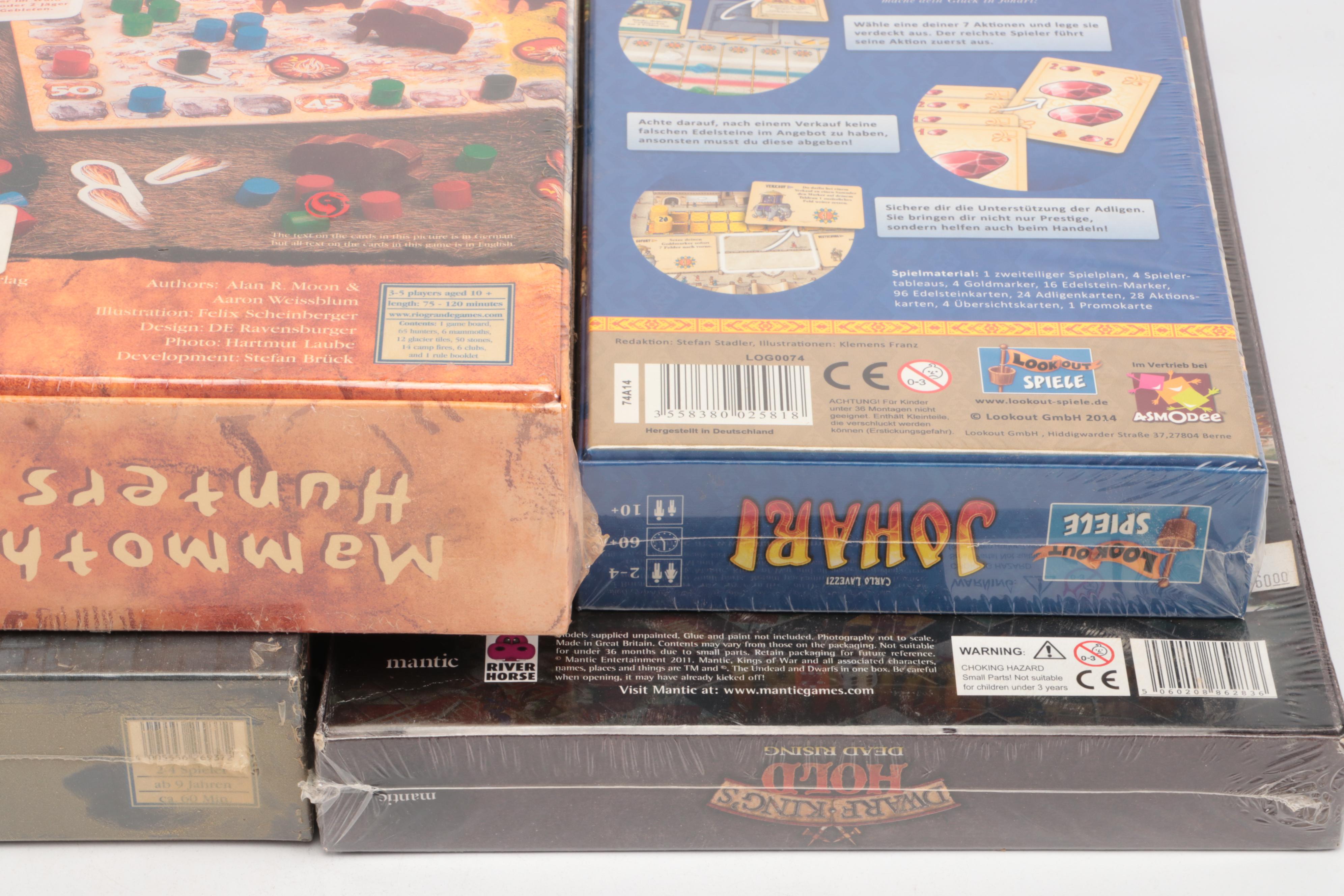 "Zathura", "Break The Safe", "Mammoth Hunters", and Other Sealed Board Games