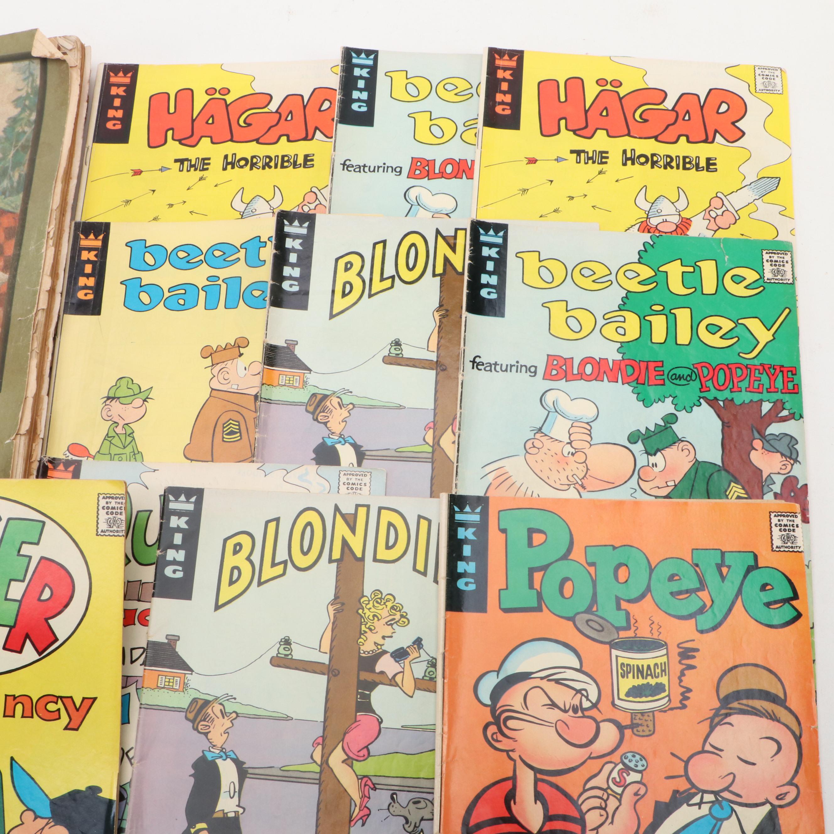 King Features Vintage Comic Books with Montgomery & Ward 1924 Catalogue