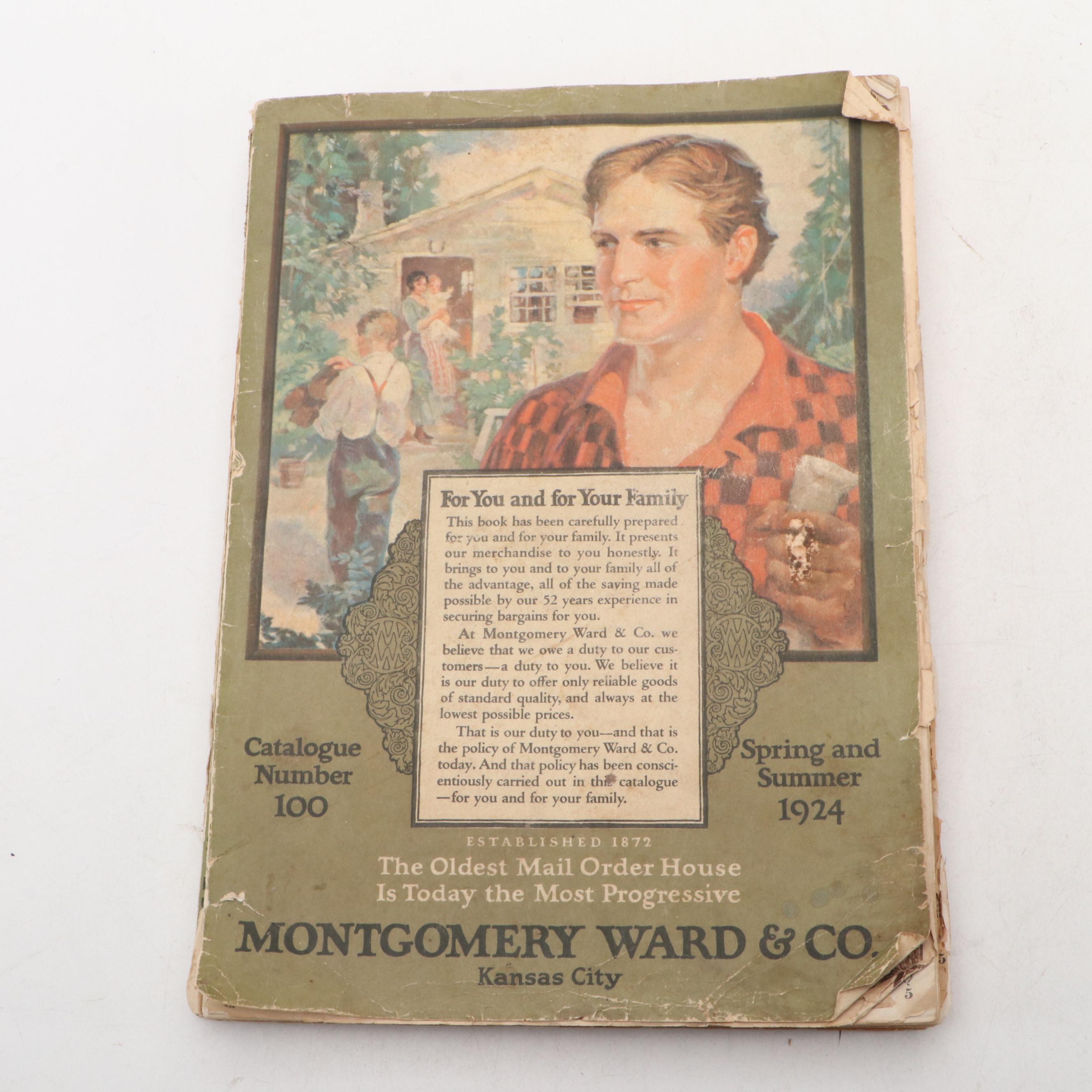 King Features Vintage Comic Books with Montgomery & Ward 1924 Catalogue