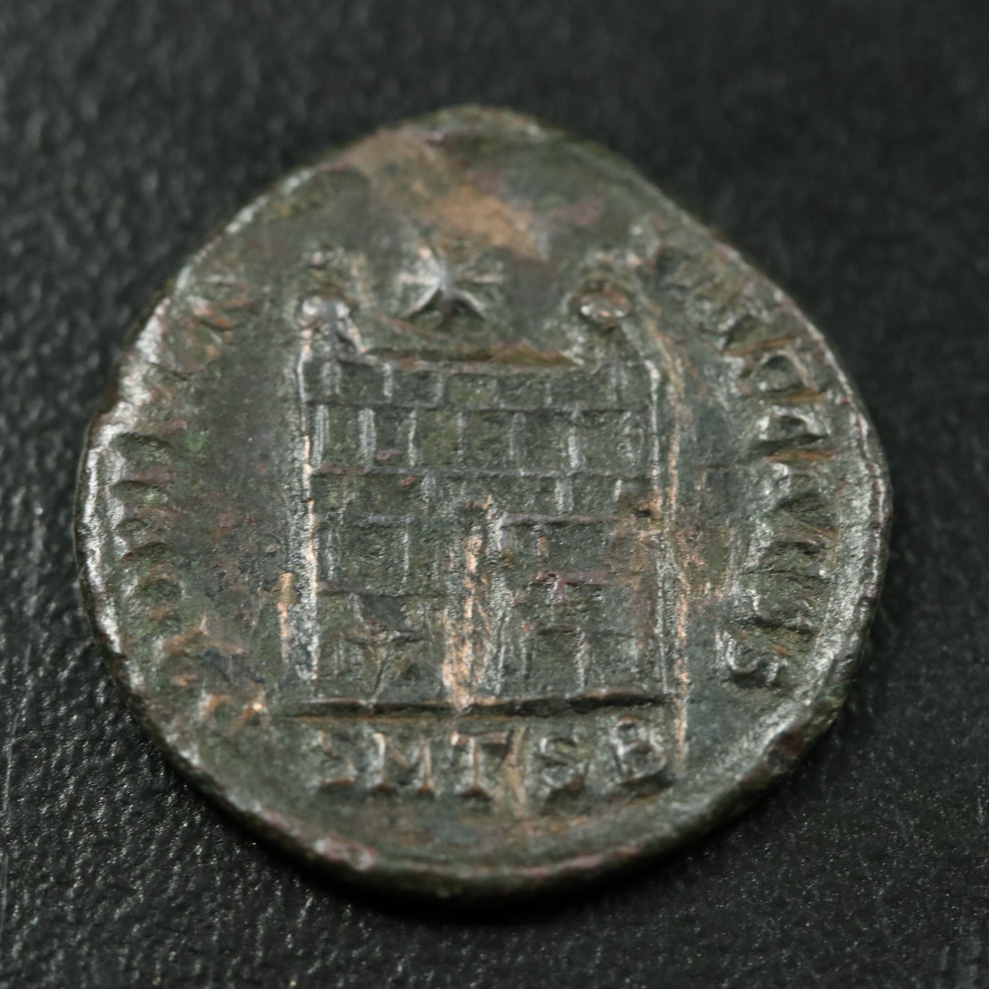 Ancient Roman Imperial Æ3 Coin of Constantine I, "The Great," ca. 307 A.D.