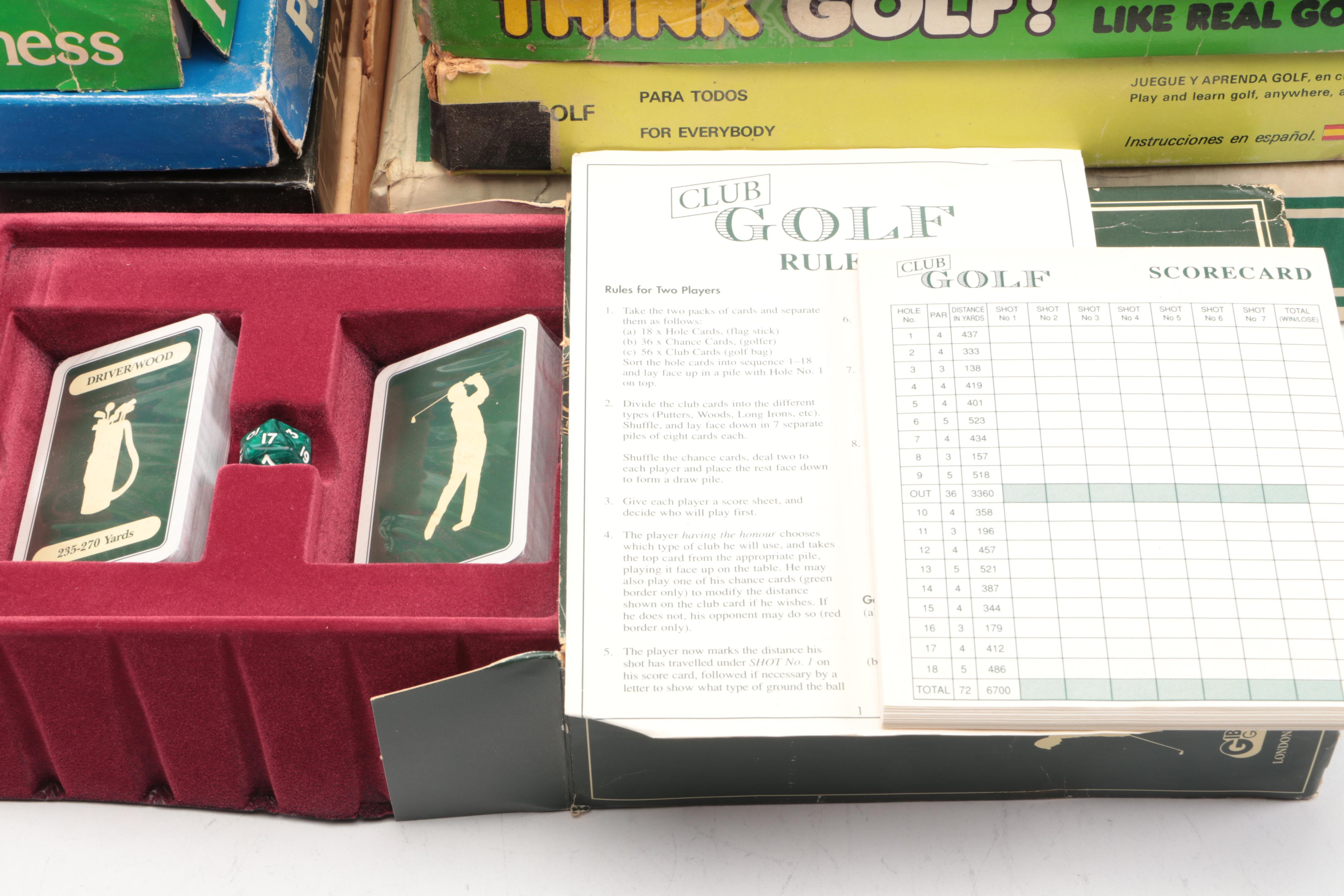 "Oakland Hills/Inverness", "The Hennessy Cognac Cup", and More Golf Board Games