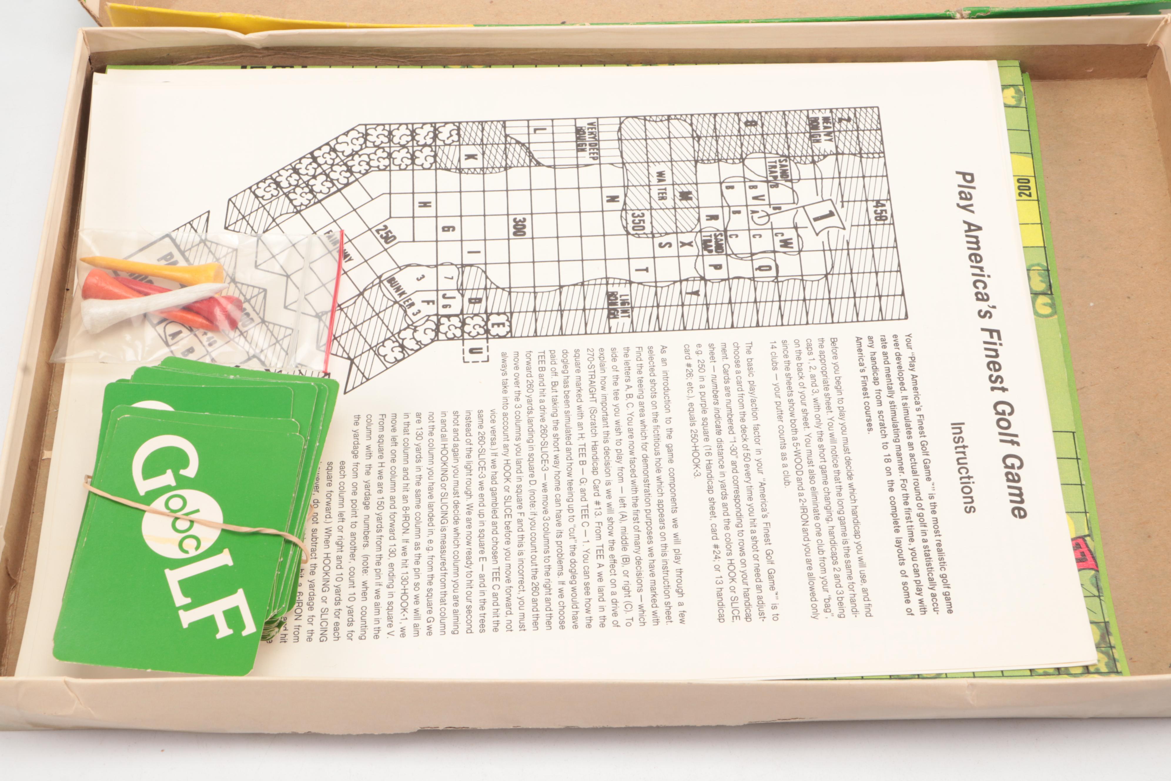 "Oakland Hills/Inverness", "The Hennessy Cognac Cup", and More Golf Board Games