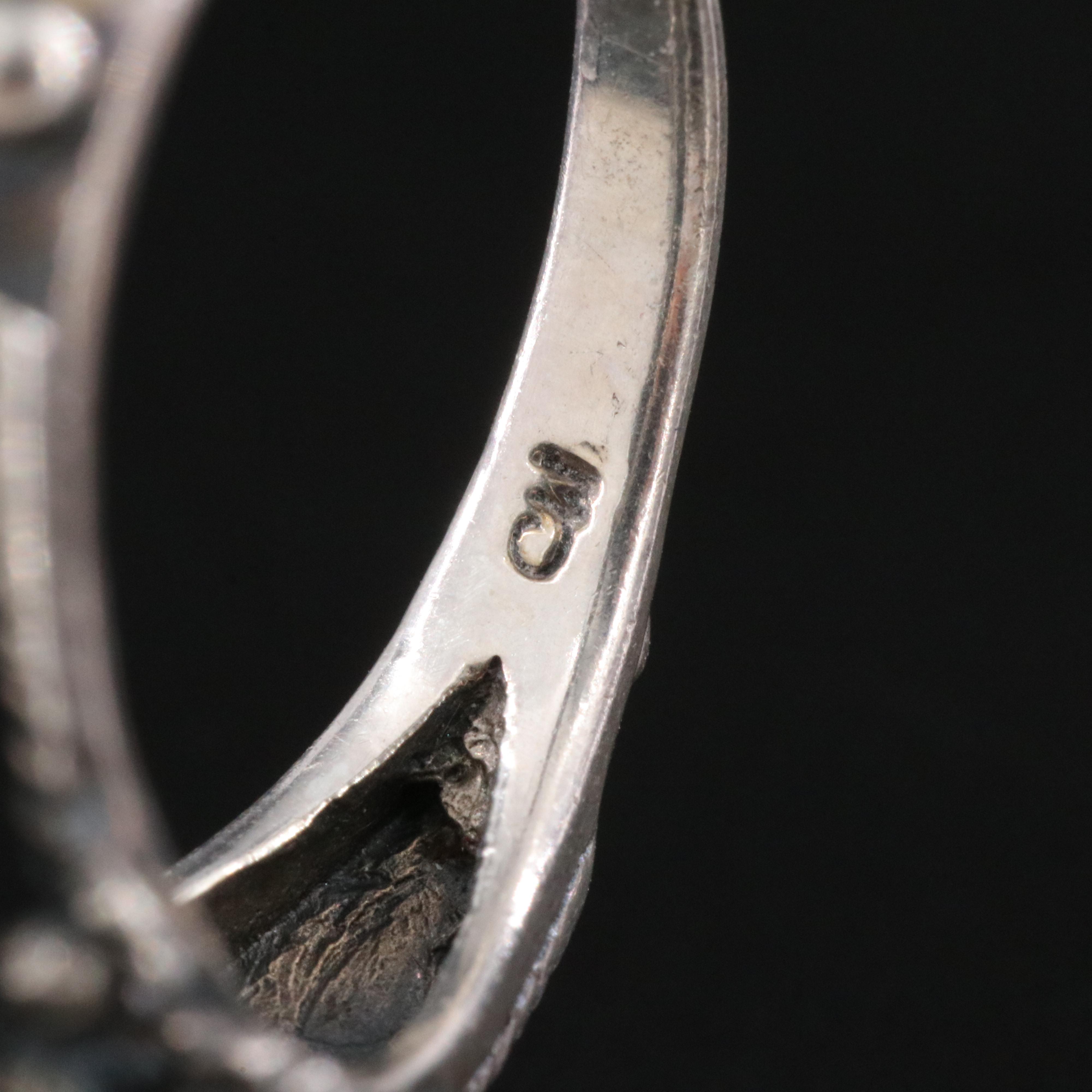 Sterling Faux Tiger's Eye Ring