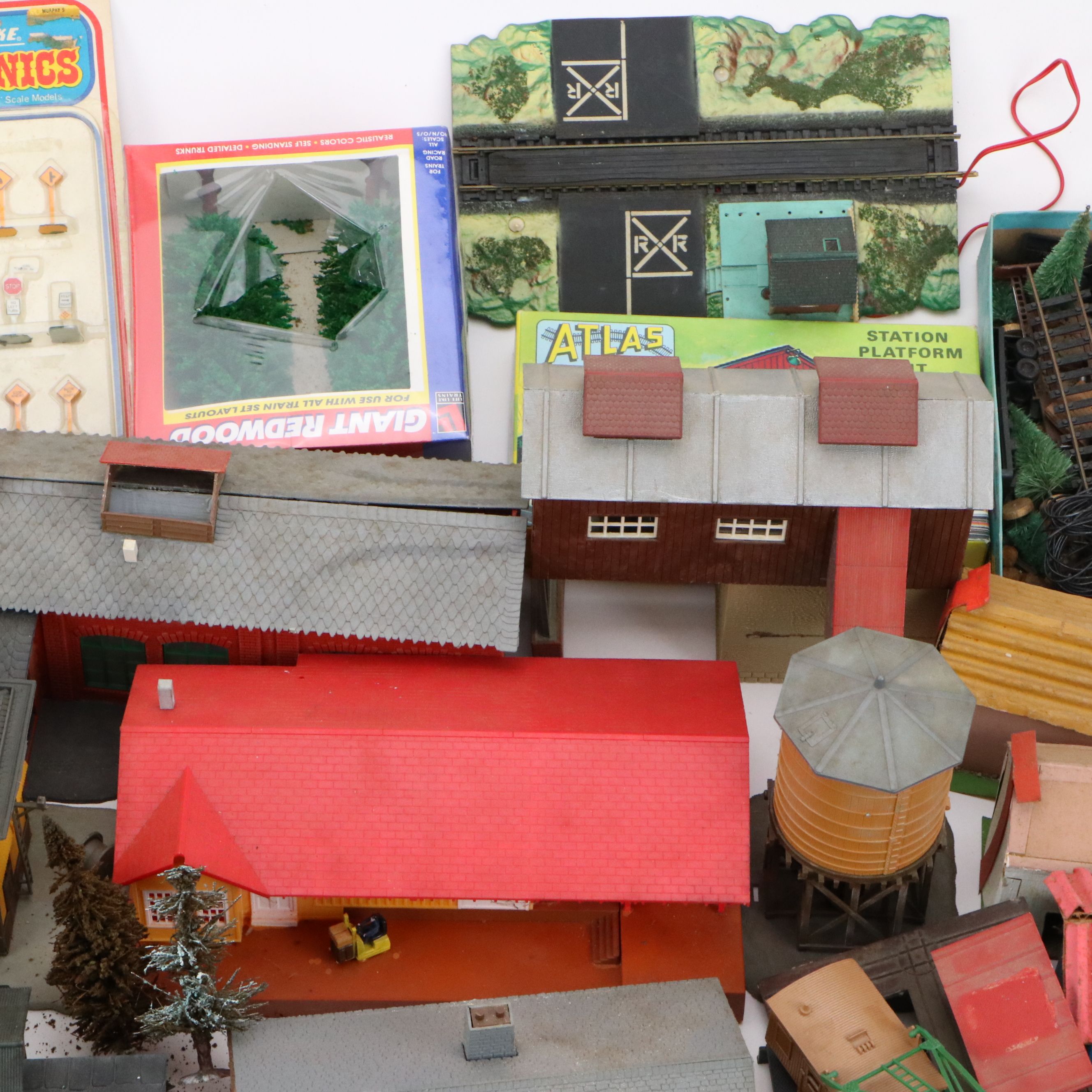 Tyco, Model Power, and Other Model Train Buildings, Tracks, and Accessories