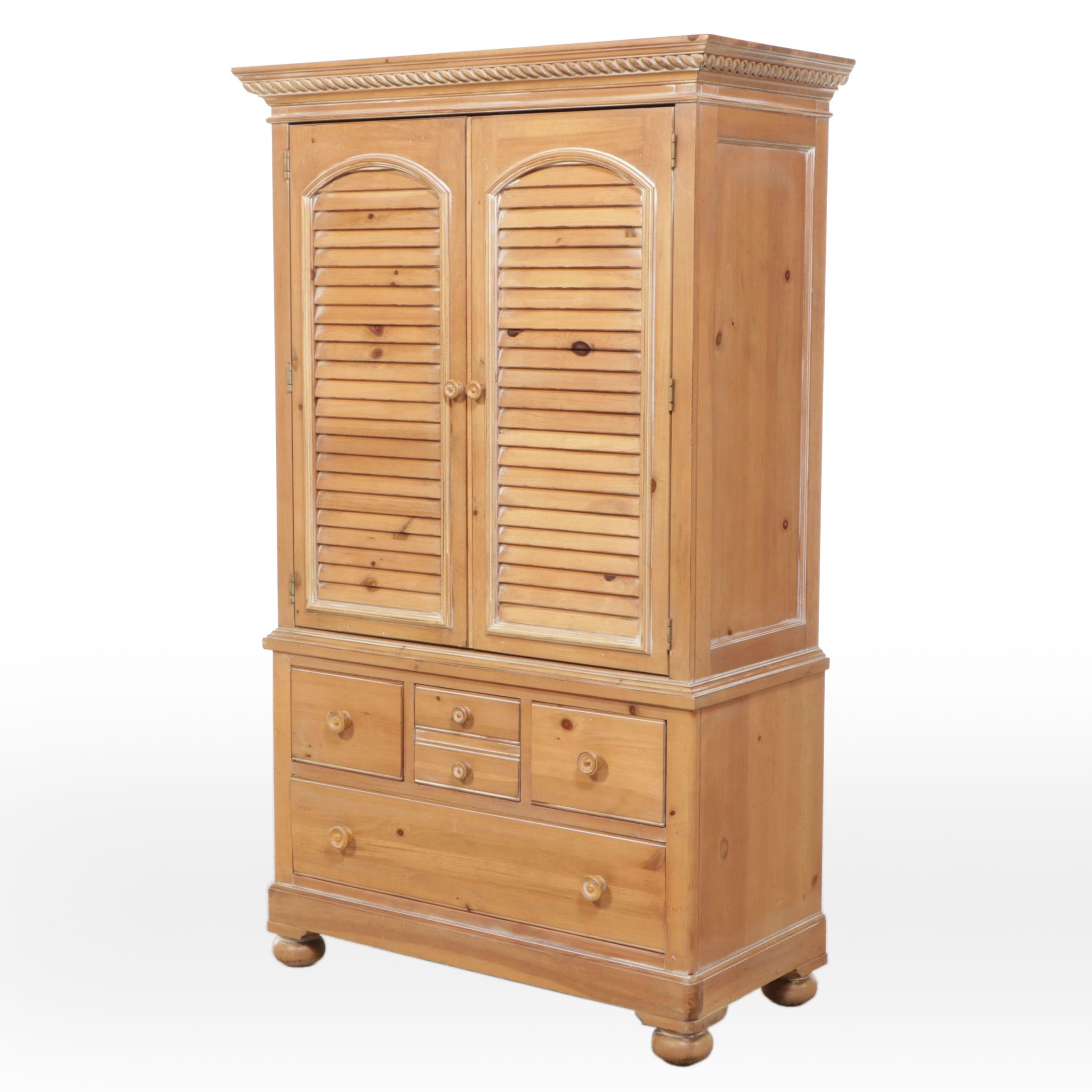 Lexington Contemporary Pine Media Armoire