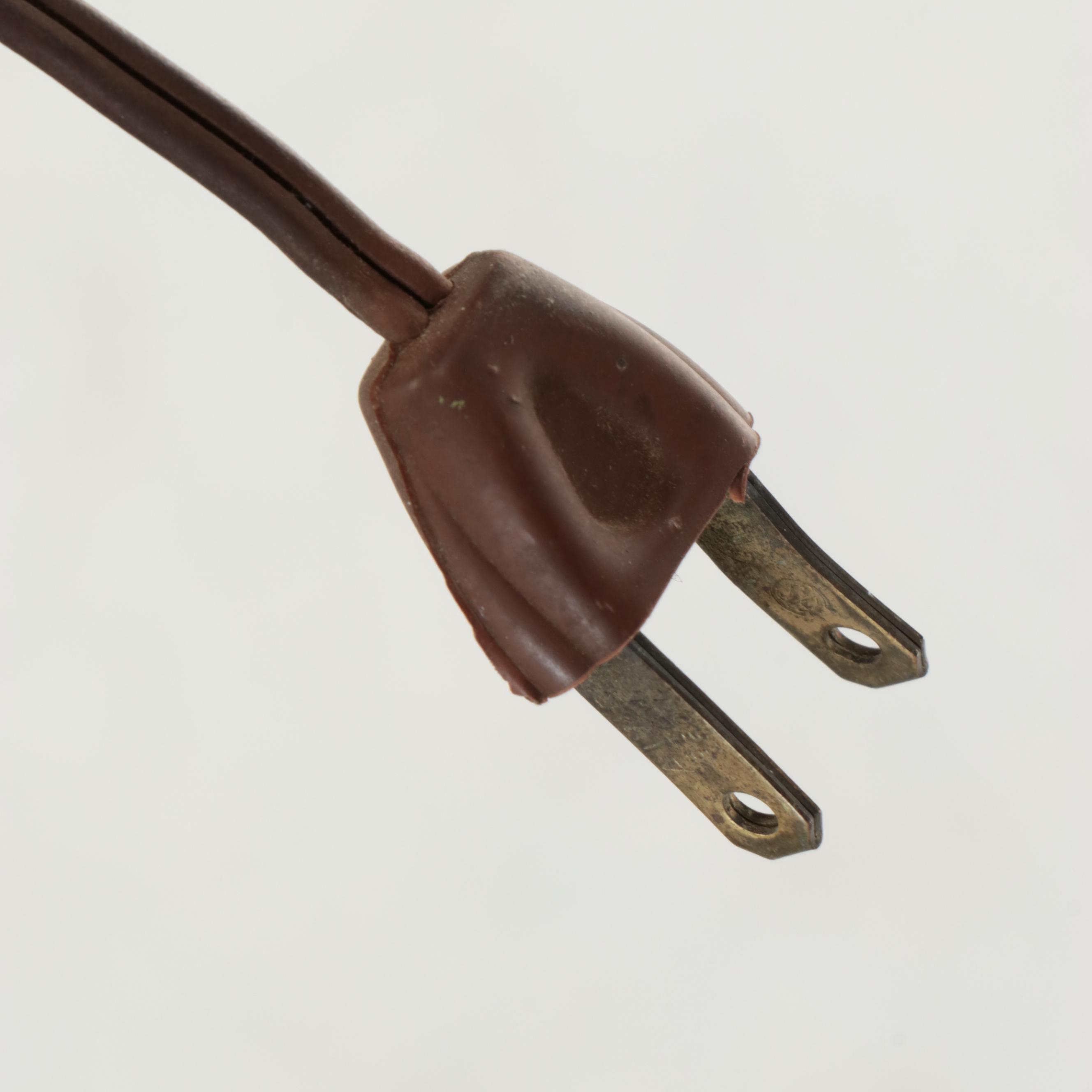 Chalkware Blackamoor Figural Table Lamp