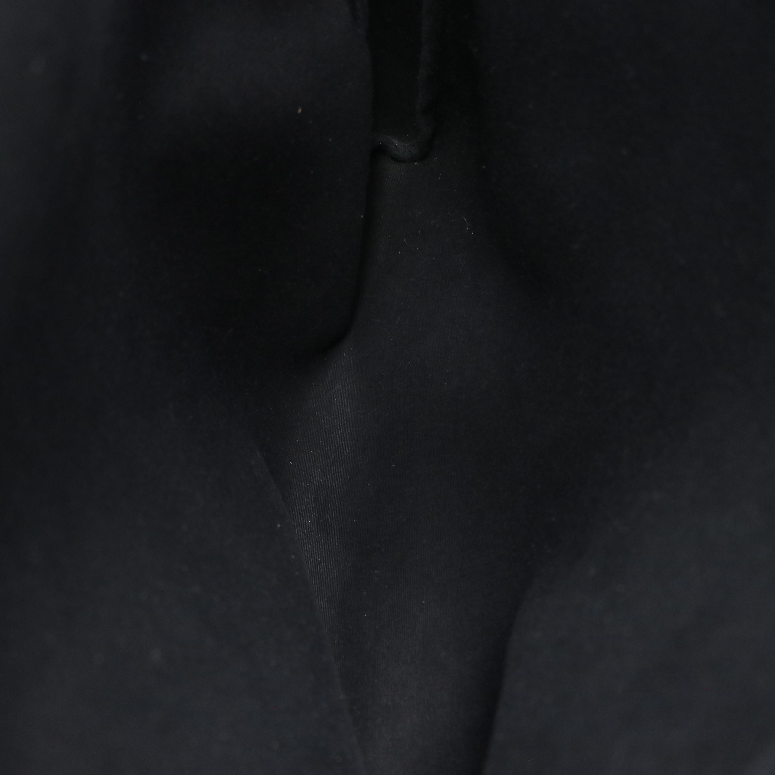 Hermès 39cm Herbag 2-in-1 Bag in Black Officier Canvas and Vache Hunter Leather