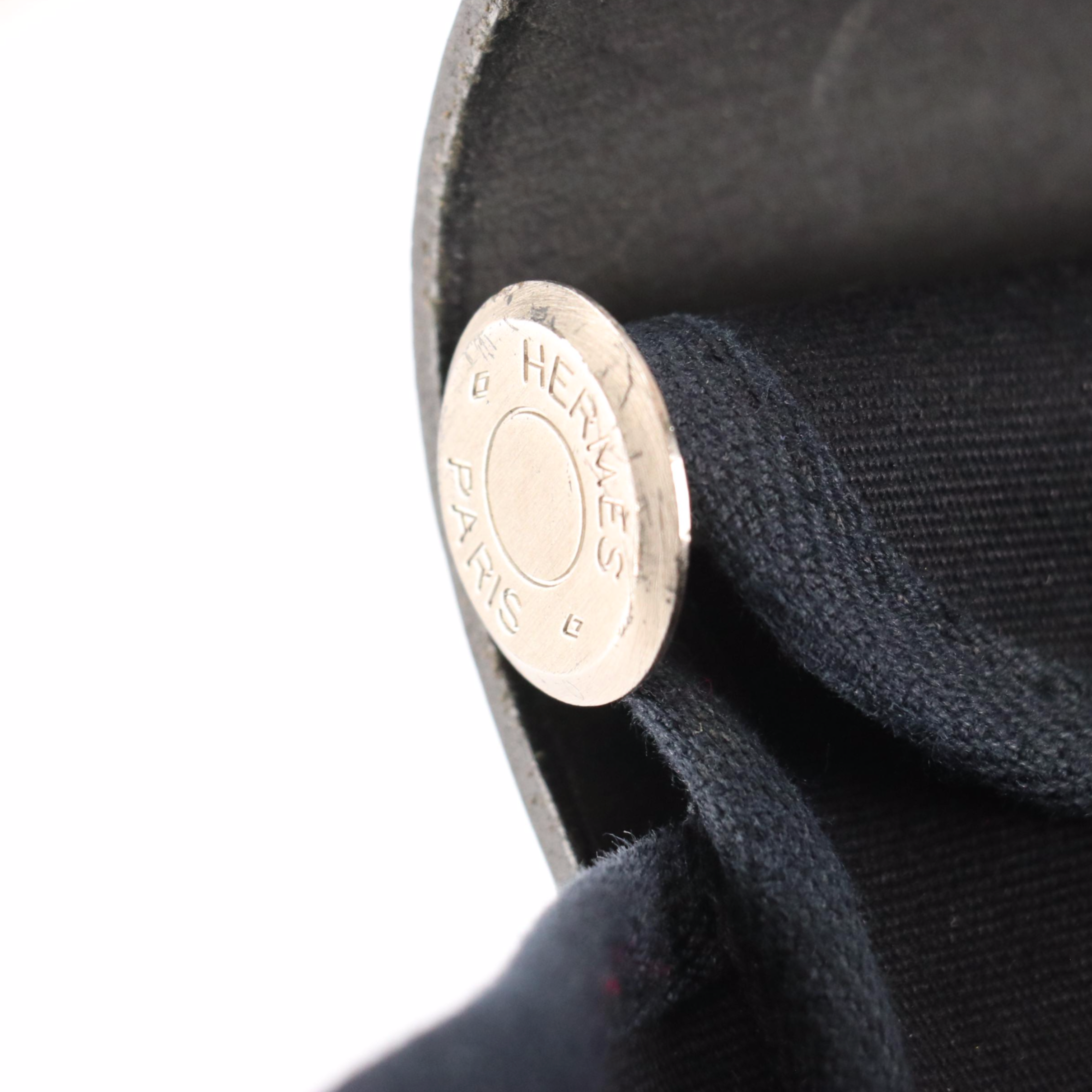 Hermès 39cm Herbag 2-in-1 Bag in Black Officier Canvas and Vache Hunter Leather