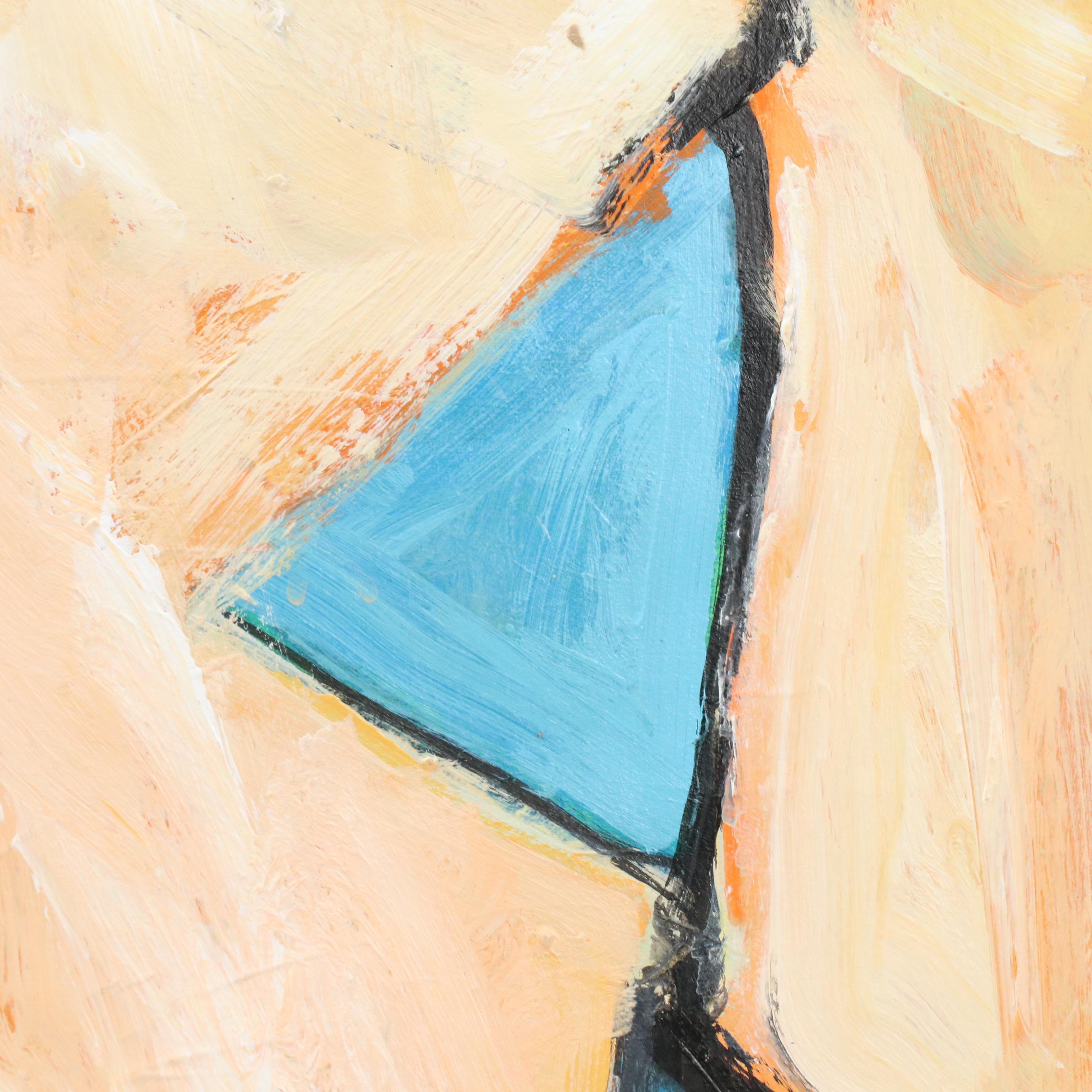 James L. Bruch Abstract Oil Painting, Late 20th Century