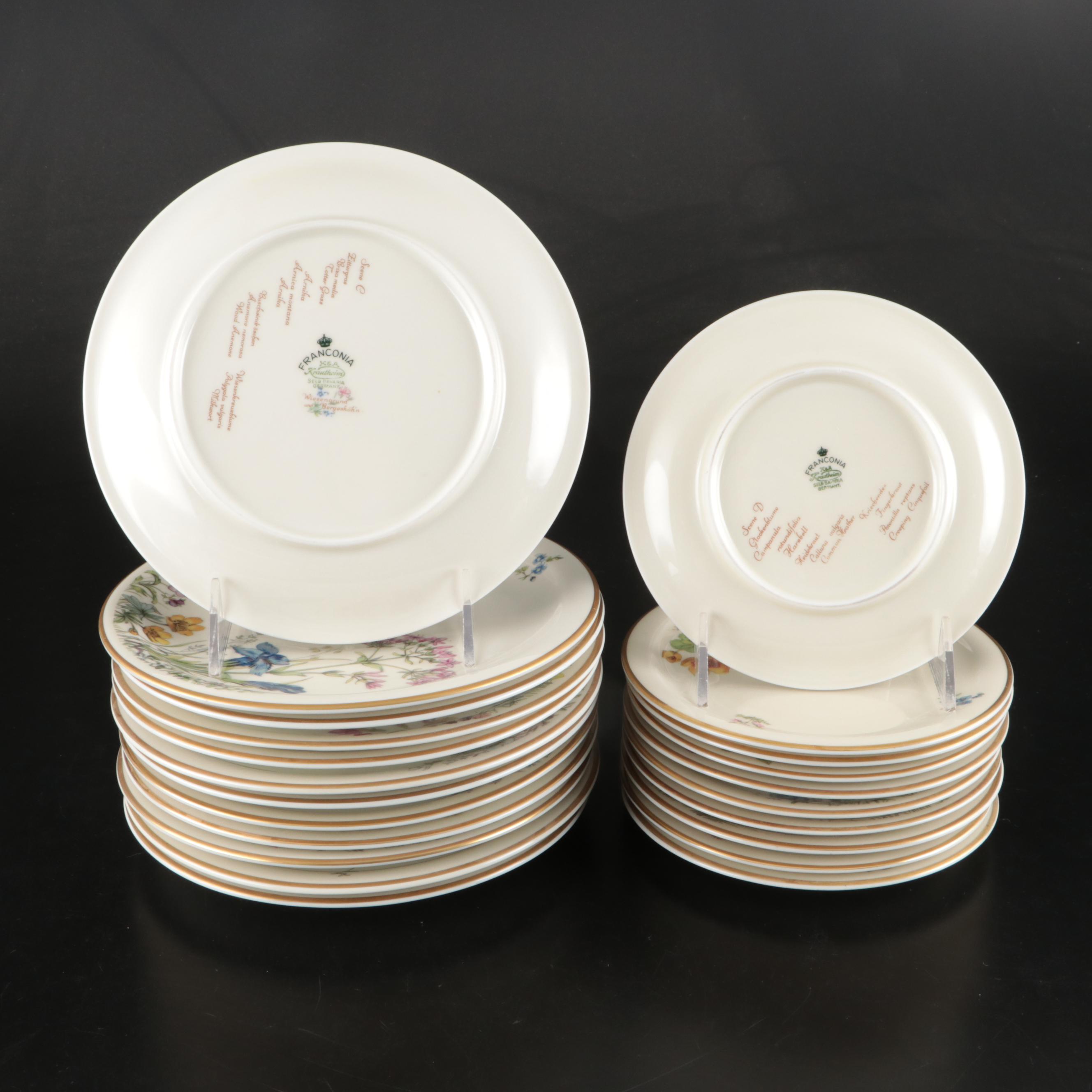 Franconia-Krautheim & Adelburg "Meadow Flowers" Ceramic Dinnerware