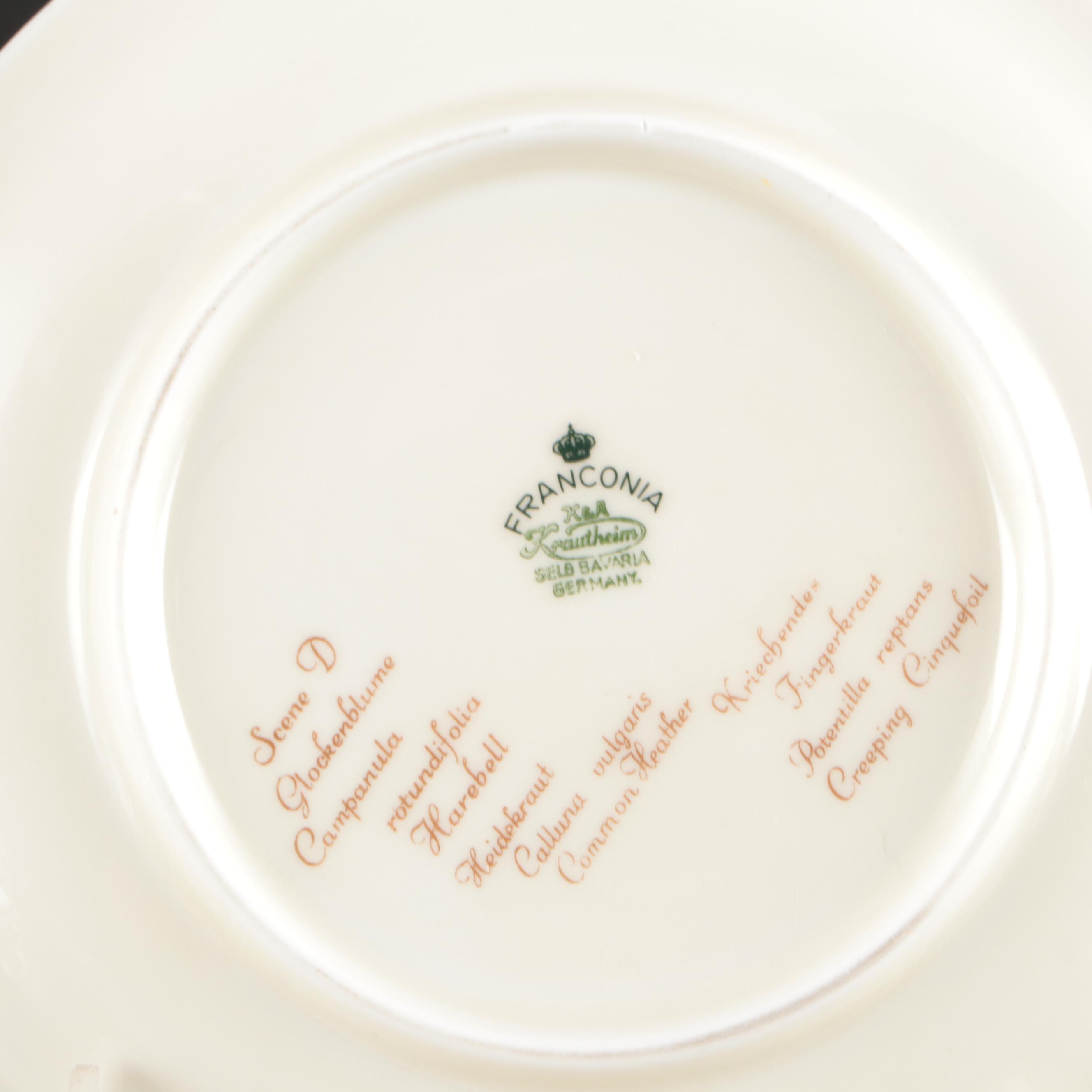 Franconia-Krautheim & Adelburg "Meadow Flowers" Ceramic Dinnerware