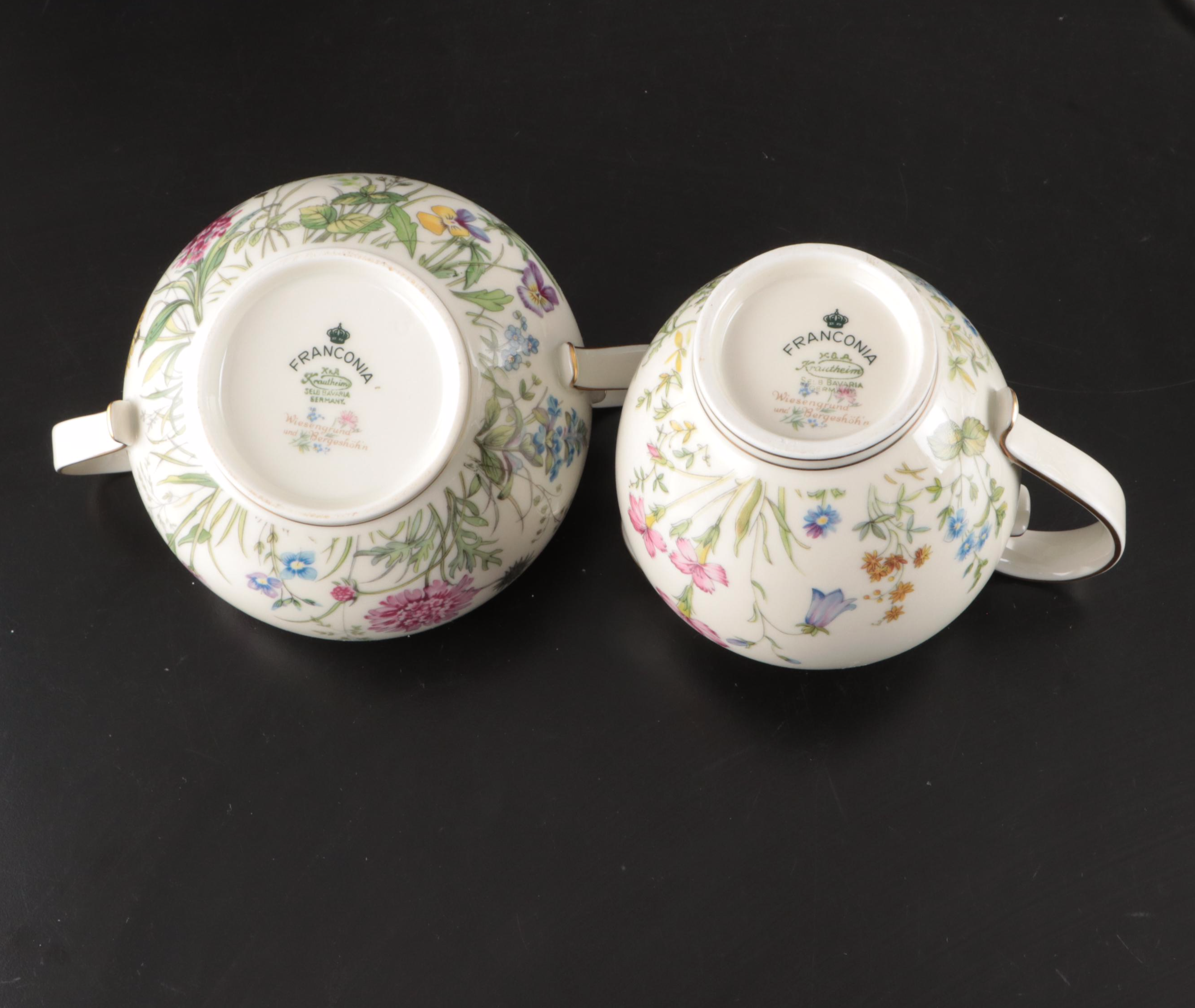 Franconia-Krautheim & Adelburg "Meadow Flowers" Ceramic Dinnerware