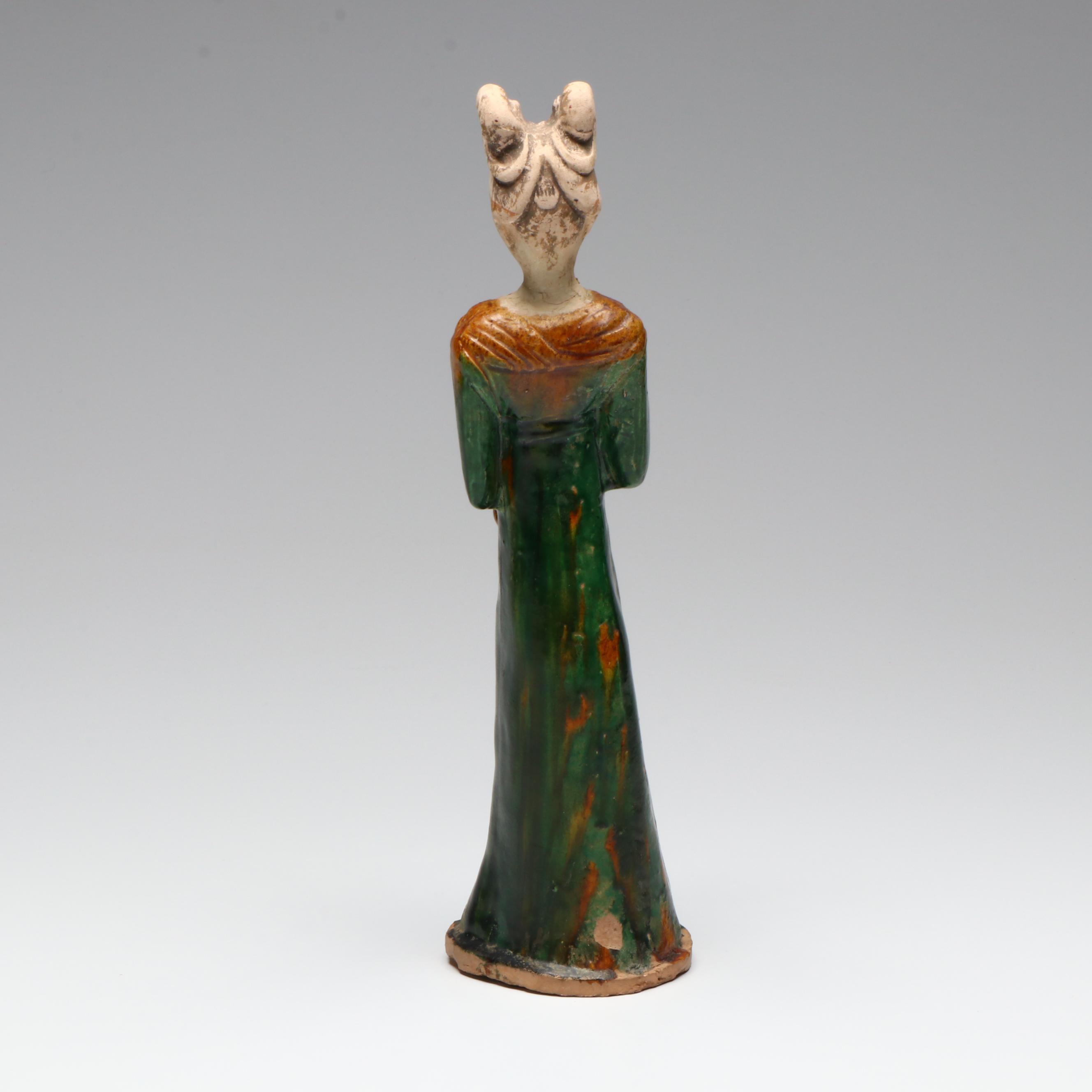 Chinese Tang Dynasty Sancai Glaze Figure