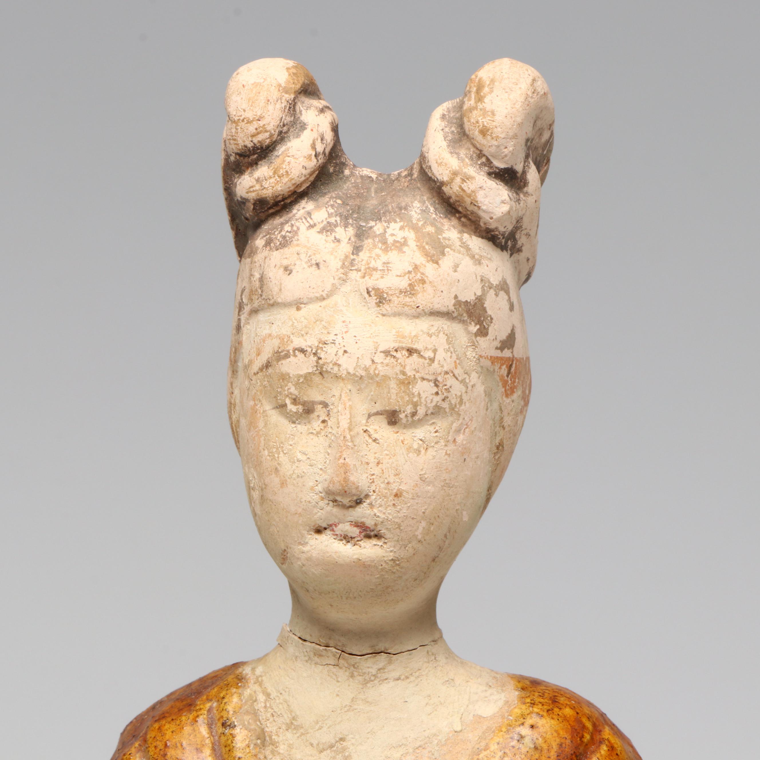 Chinese Tang Dynasty Sancai Glaze Figure