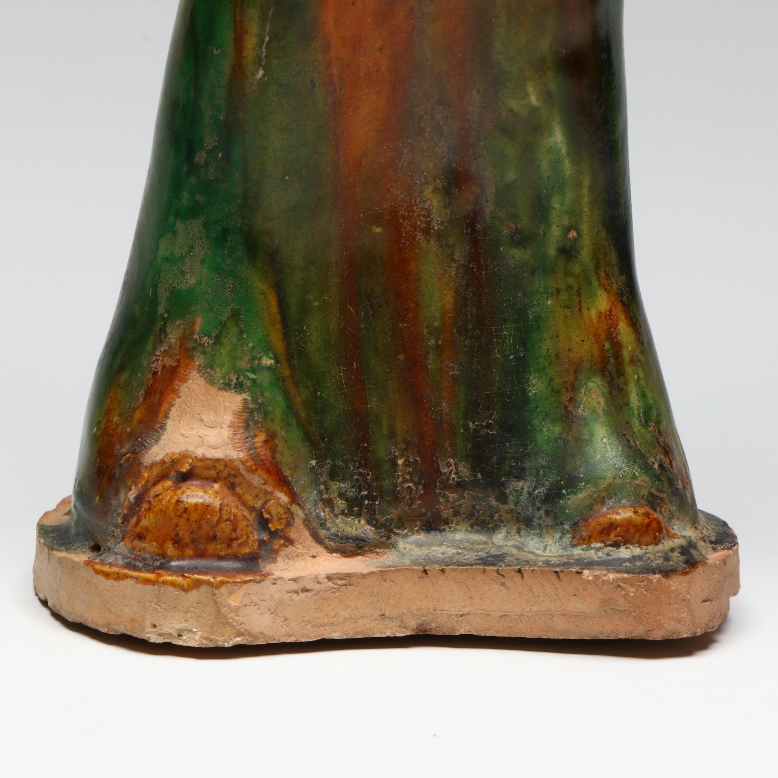 Chinese Tang Dynasty Sancai Glaze Figure