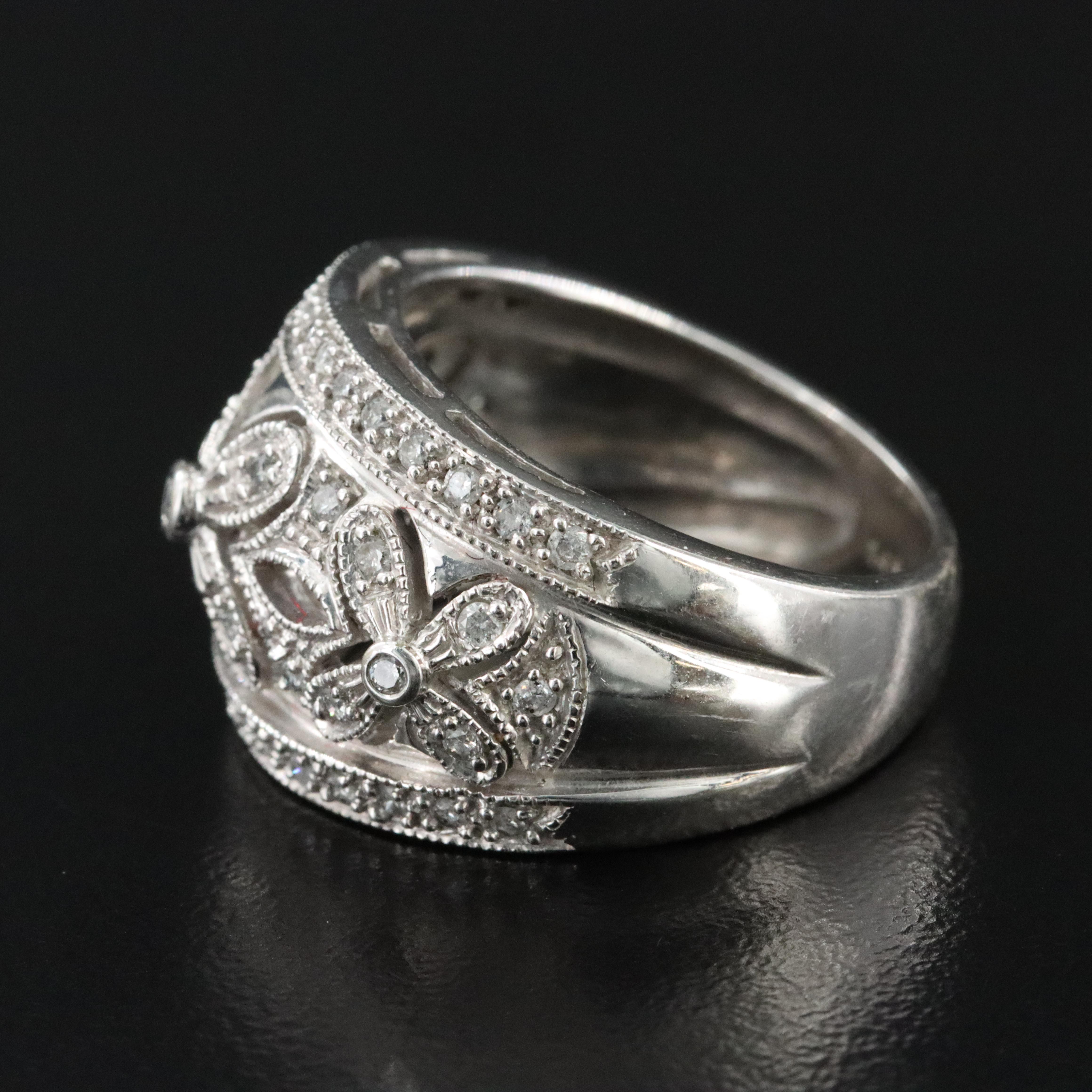 14K 0.53 CTW Diamond Ring